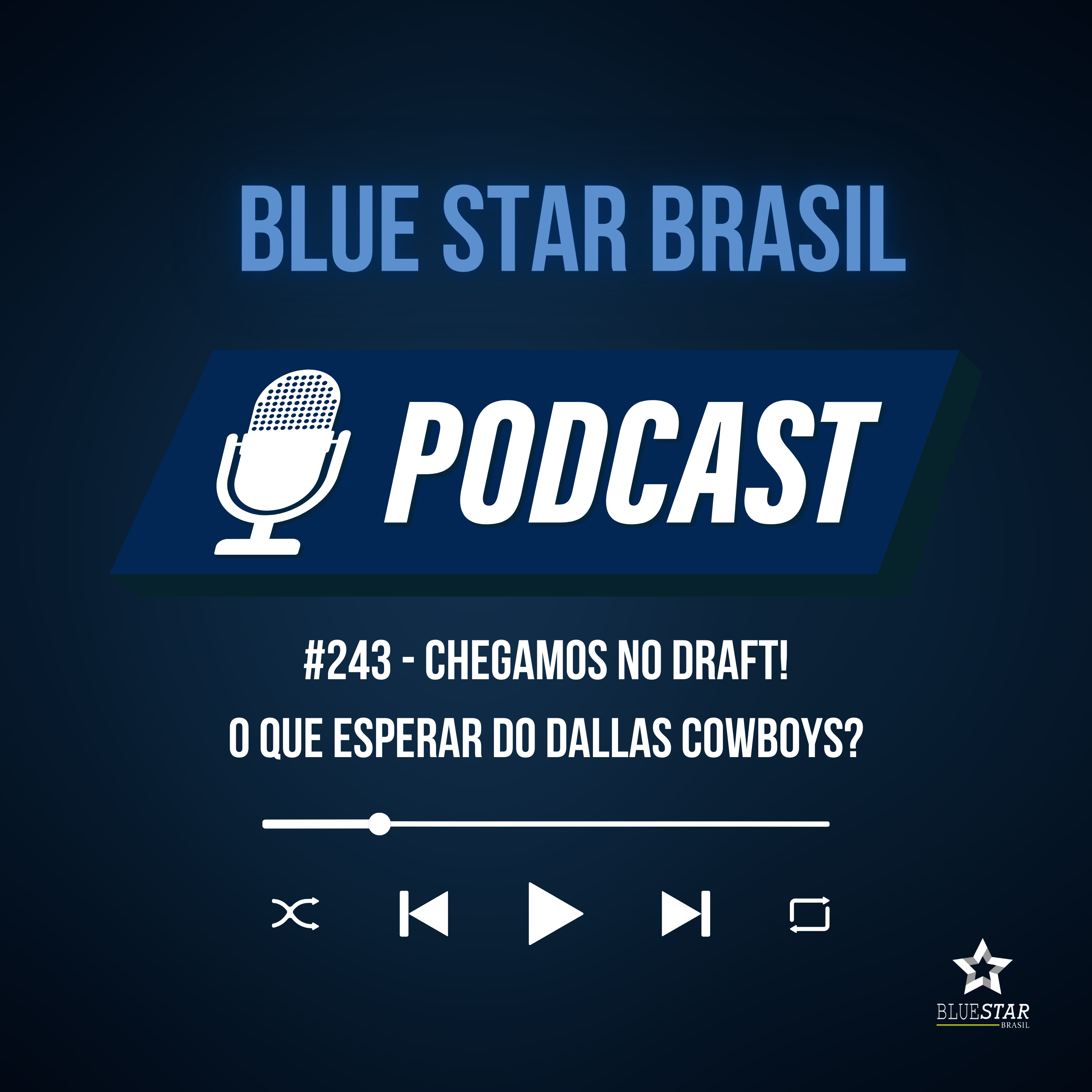 🎙️ Podcast #243 -  Chegamos no Draft! O que esperar do Dallas Cowboys?