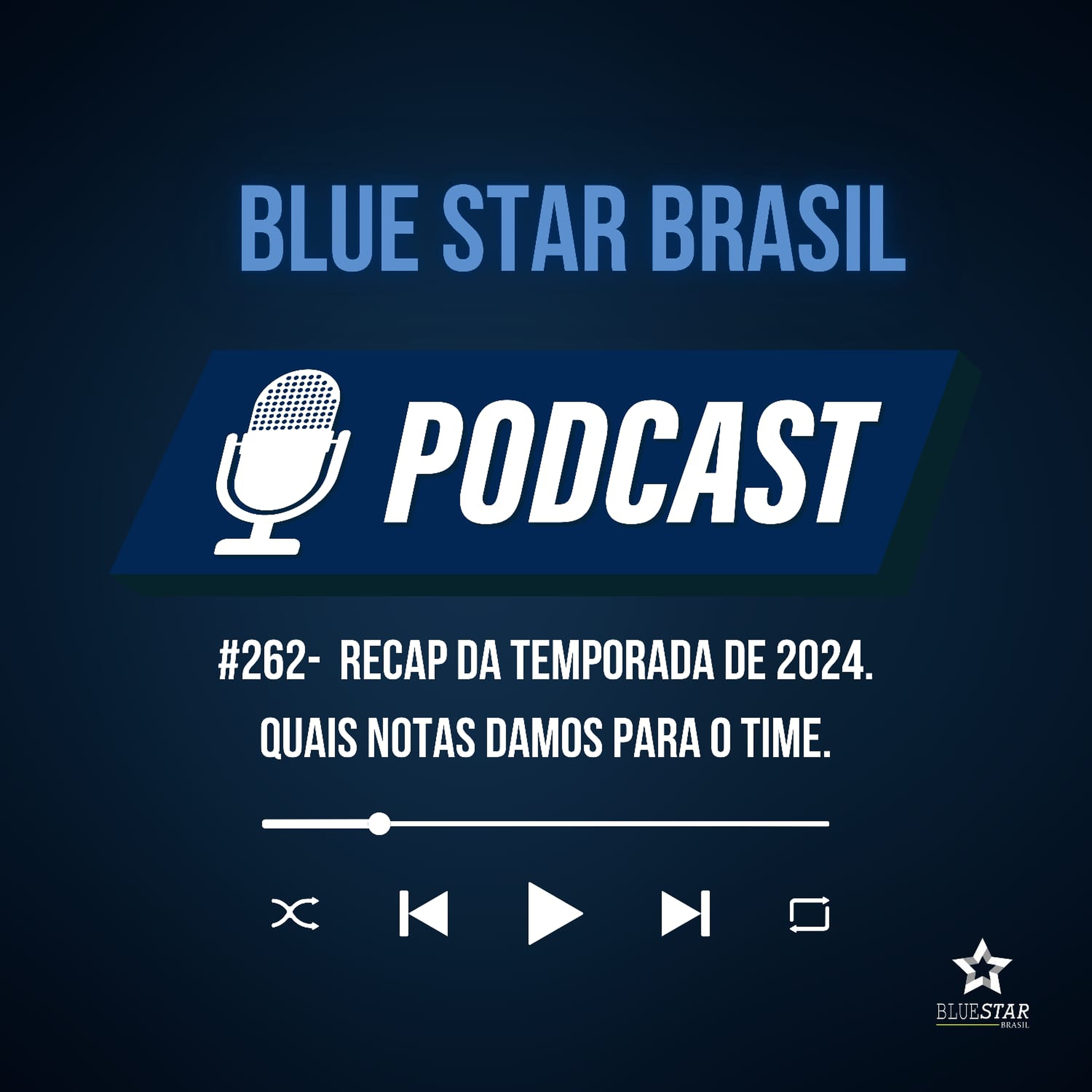🎙️ Podcast #262 - Recap da temporada de 2024. Quais notas damos para o time. episode artwork