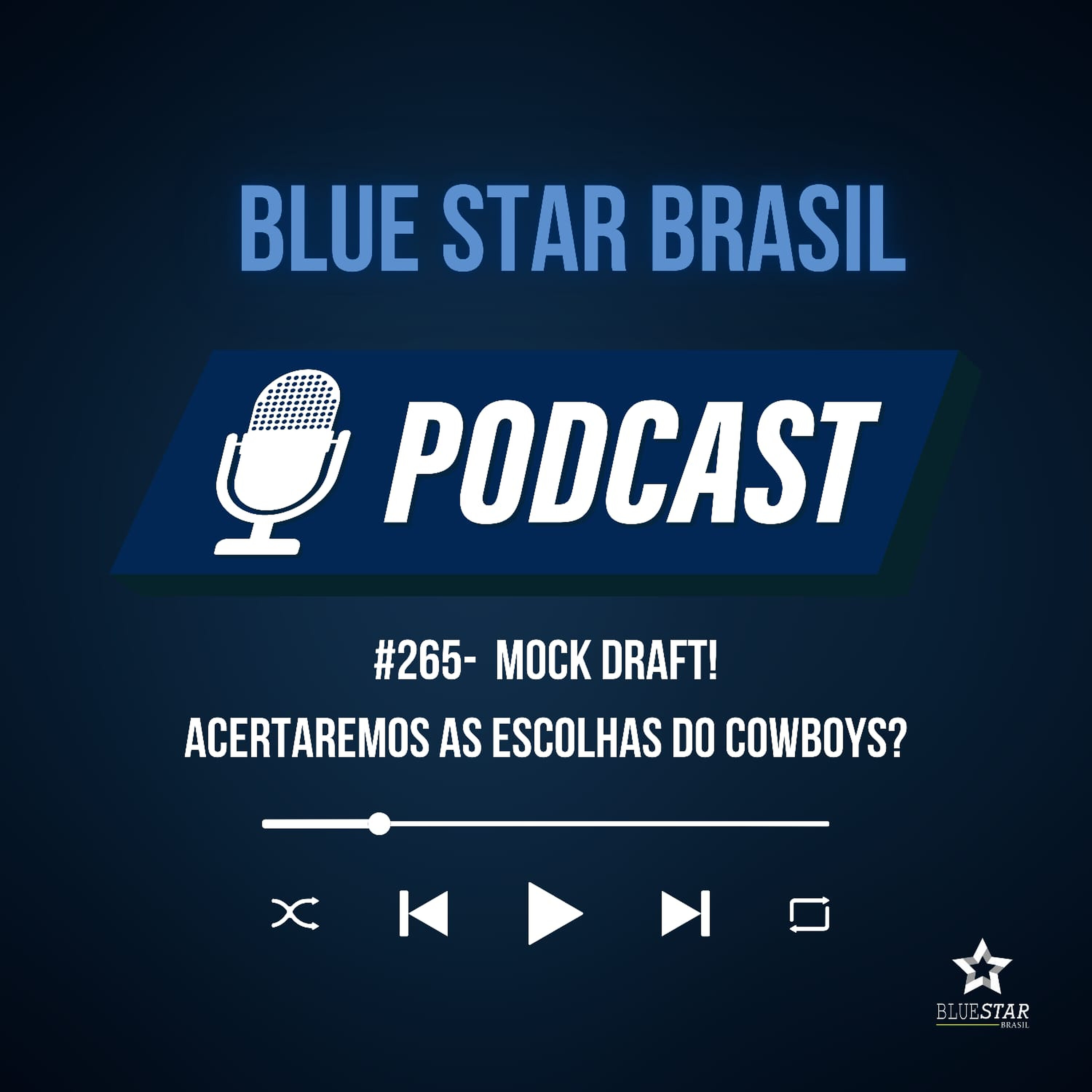 🎙️ Podcast #265 - Mock Draft! Acertaremos as escolhas do Cowboys? episode artwork