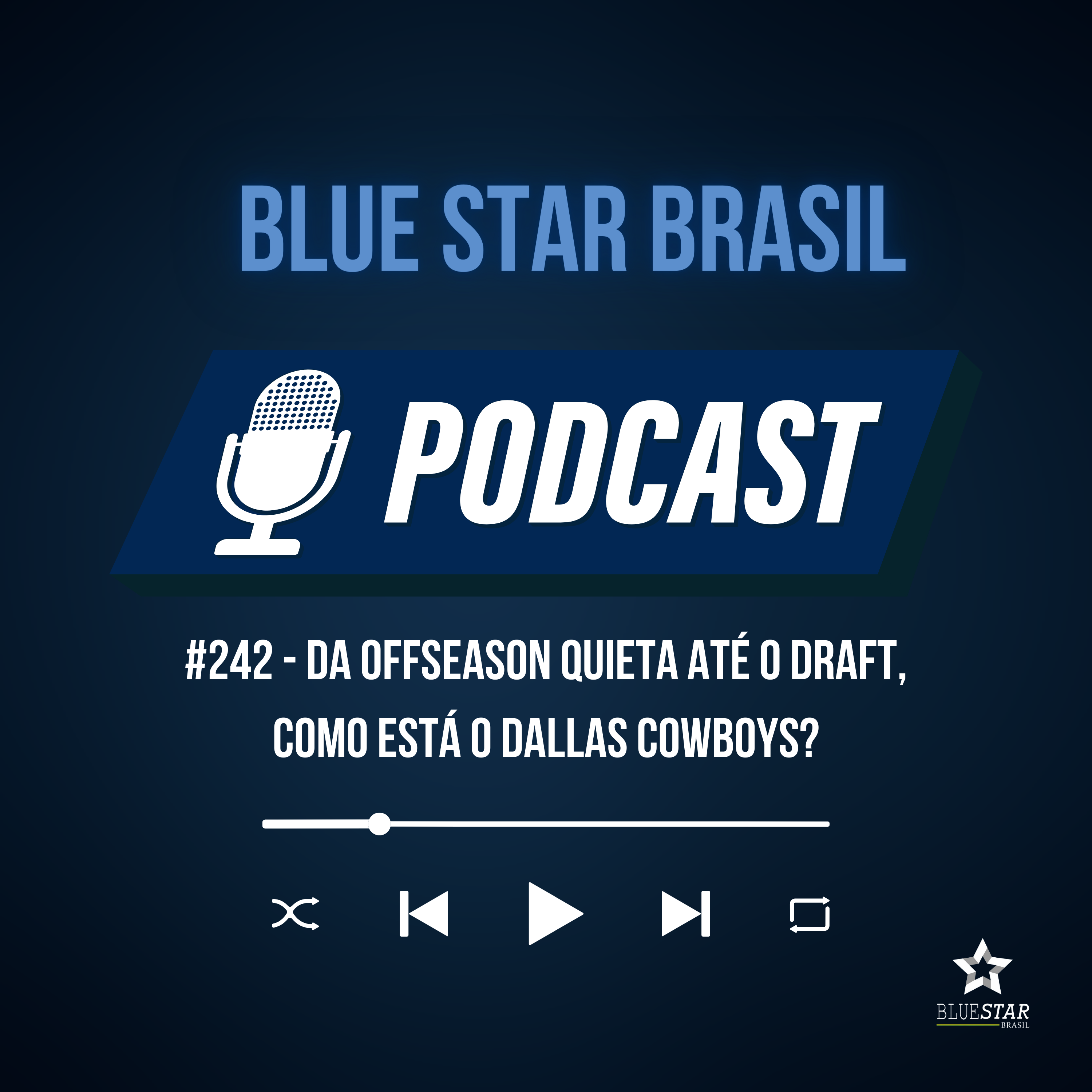 🎙️ Podcast #242 -  Da offseason quieta até o Draft, como está o Dallas Cowboys?