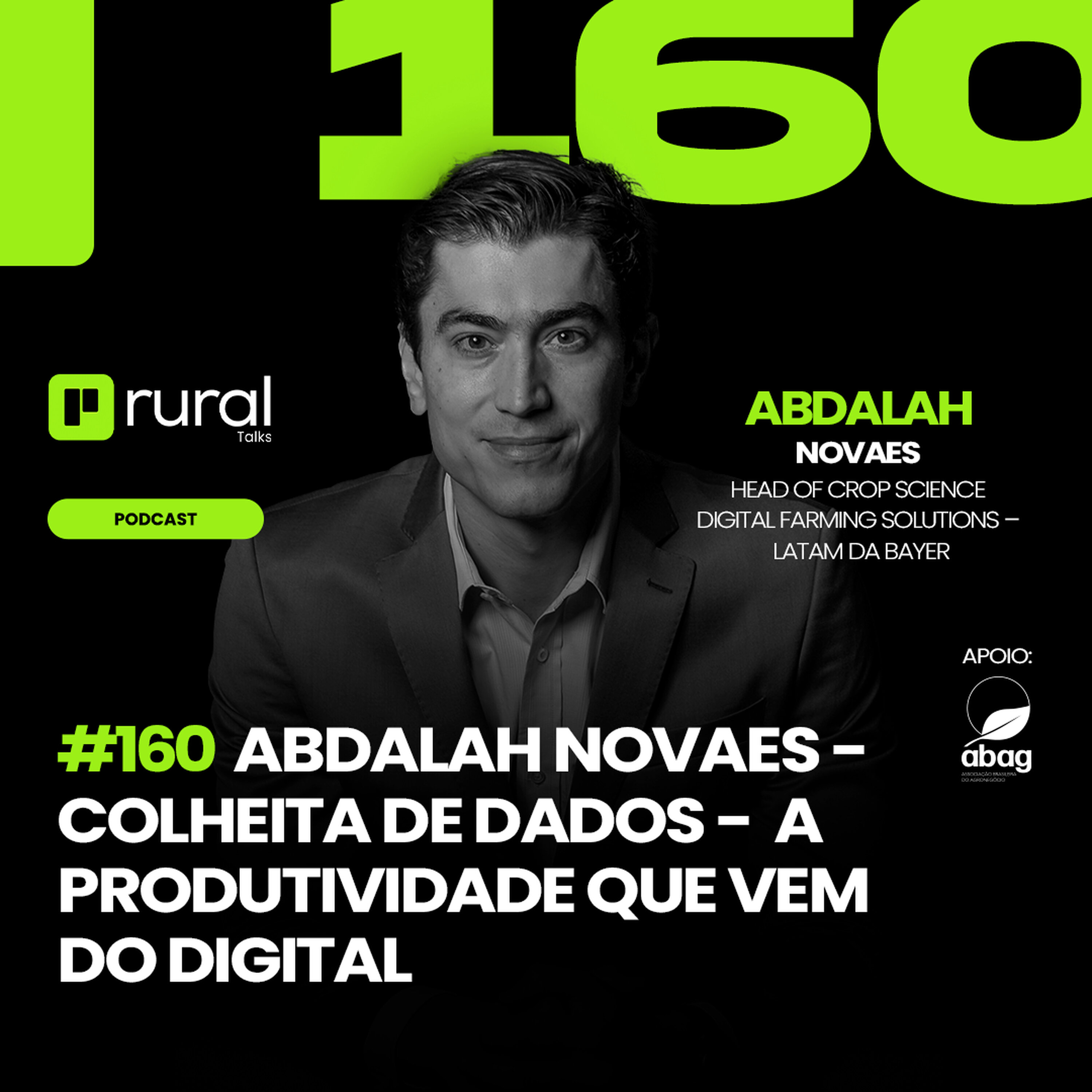 #RT160 Abdalah Novaes - Colheita de Dados- A produtividade que vem do digital