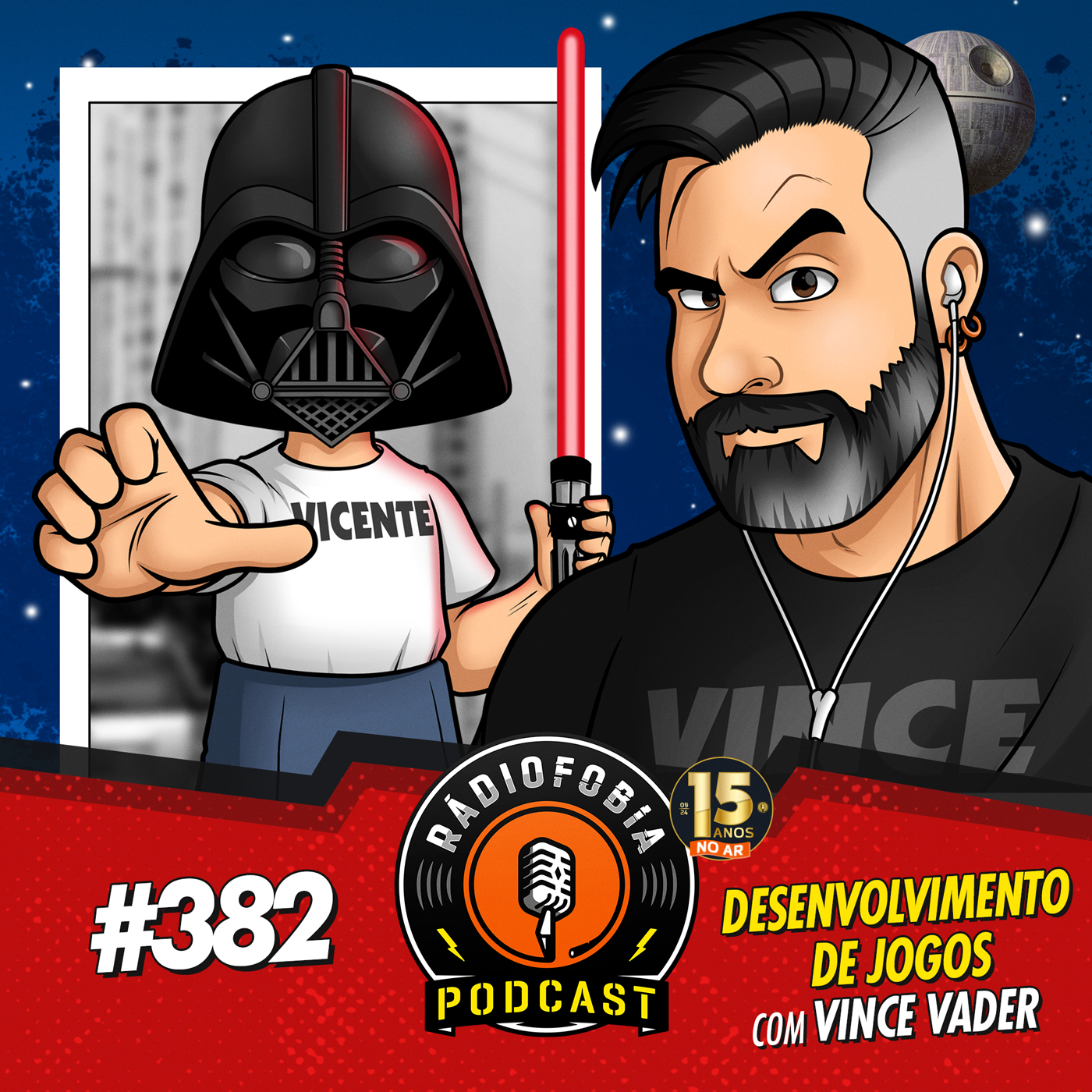 RÁDIOFOBIA 382 - Desenvolvimento de jogos, com Vince Vader