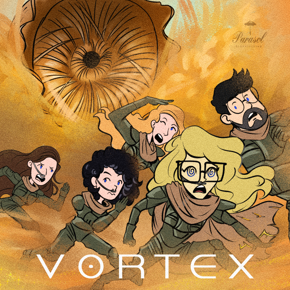 Vortex 47 - Nudez no cinema, encontro casual com esposa e RPG de Duna na cama