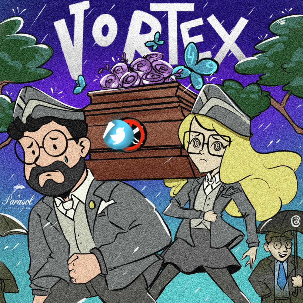 Vortex 49 - O twitter perdeu o Brasil, fim da Biblioteca de Alexandria