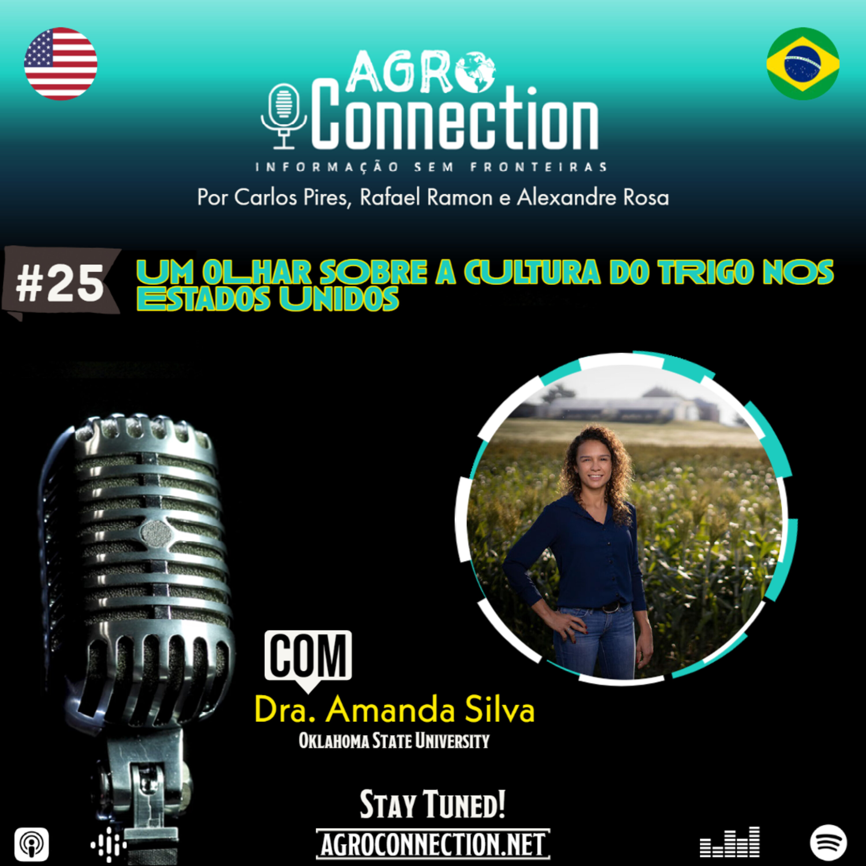 EP #25 - Quebra na produção de trigo nos Estados Unidos e um diferente olhar sobre a cultura devido a guerra entre Ucrânia e Rússia. Com Dra. Amanda Silva.