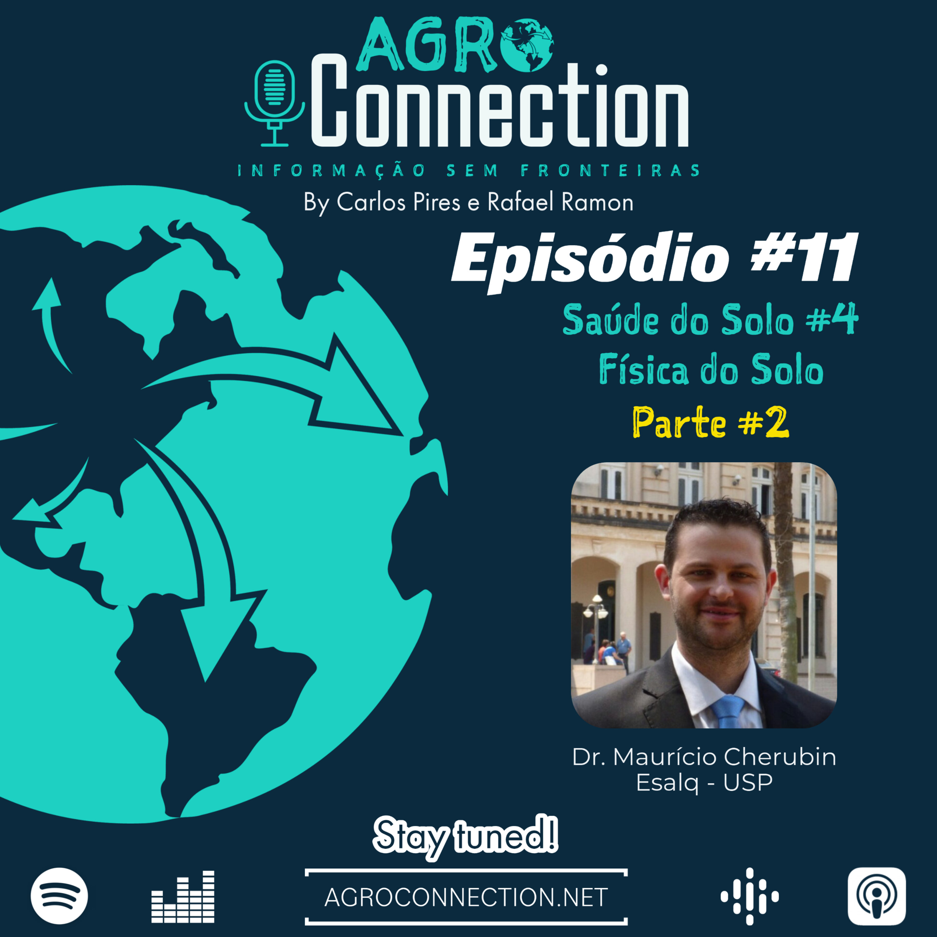 EP #11 - Especial Saúde do Solo #4 - Física do Solo com Dr. Maurício Cherubin! - Parte 2