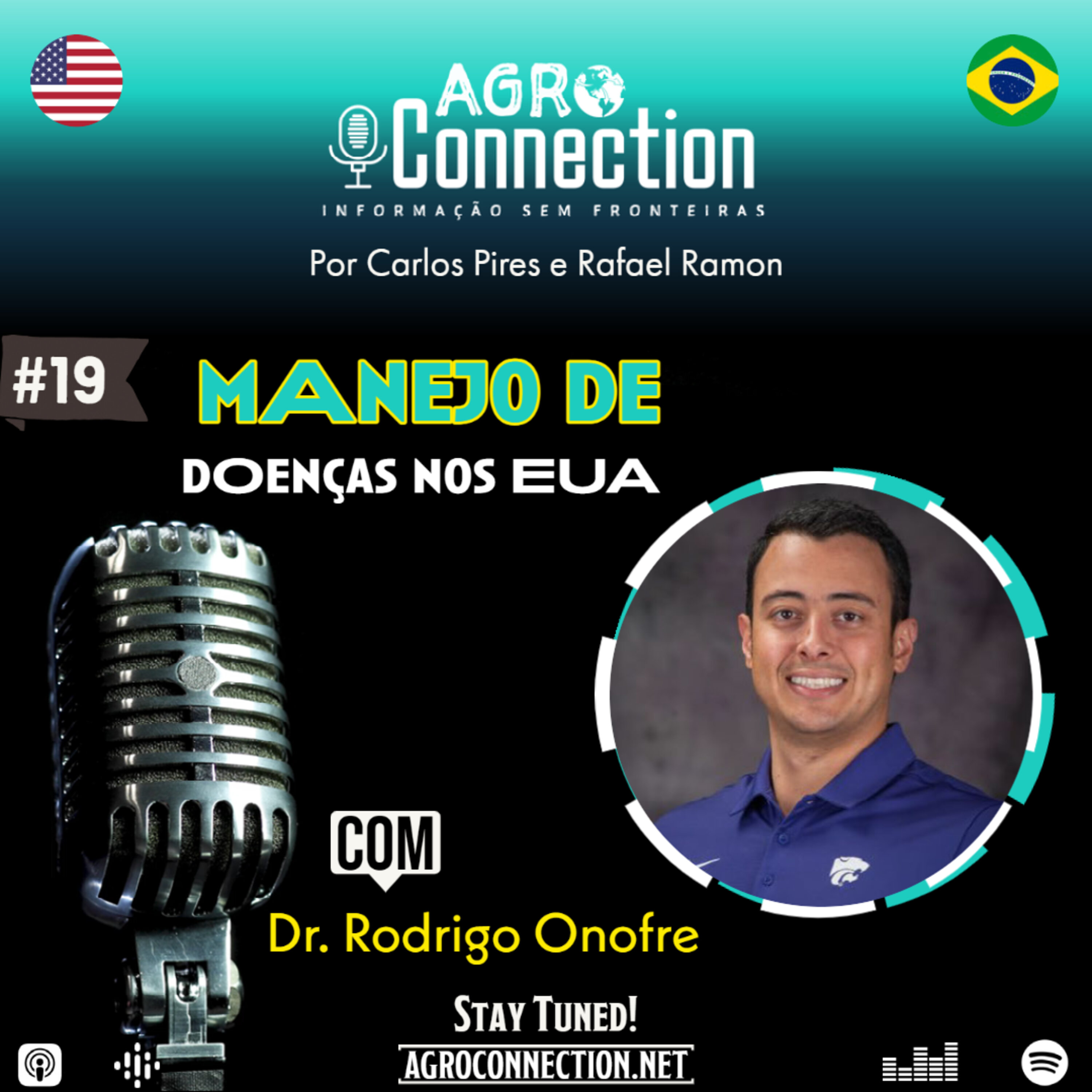 EP #19 - Manejo de doenças nos EUA com o fitopatologista Rodrigo Onofre da Kansas State University