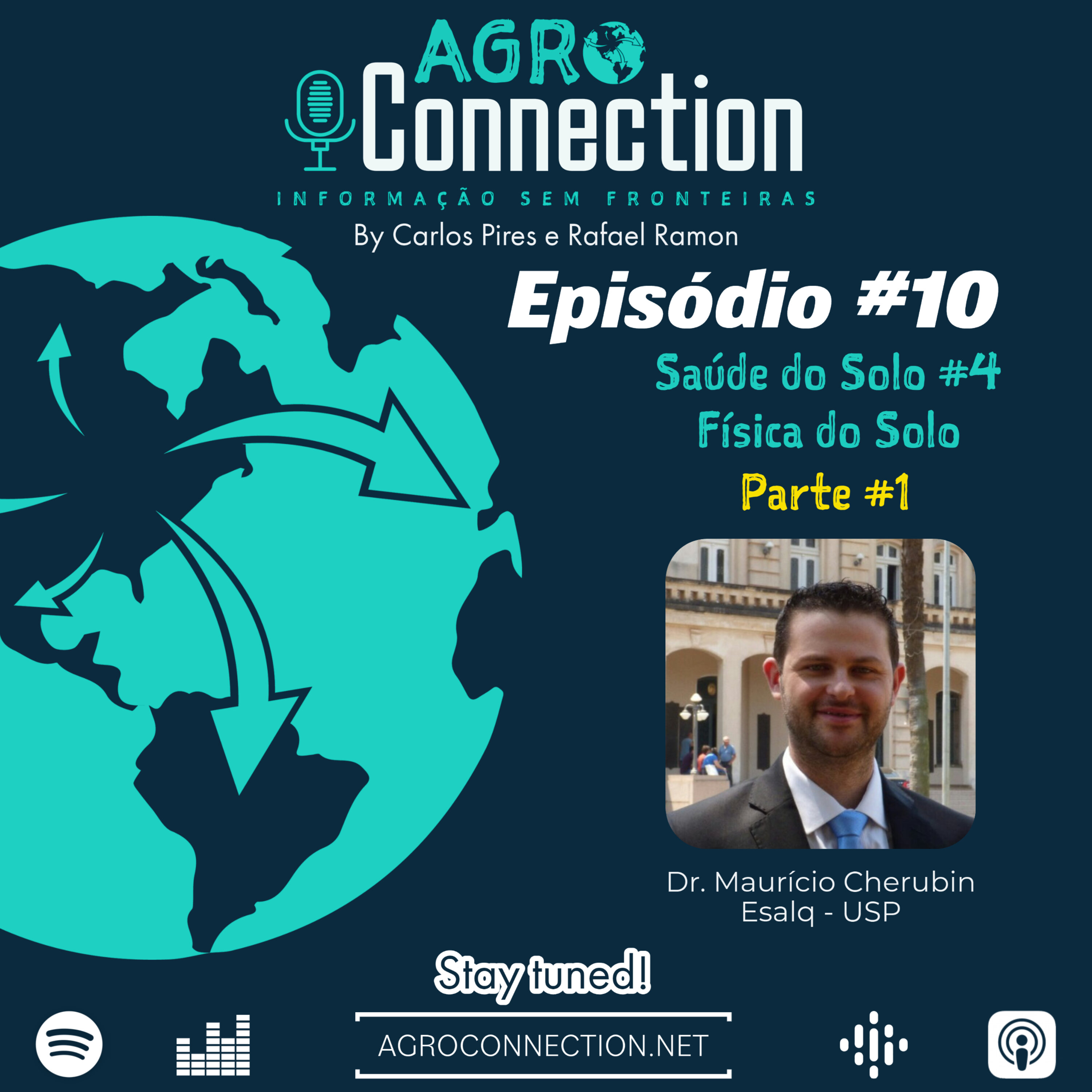 EP #10 - Especial Saúde do Solo #4 - Física do Solo com Dr. Maurício Cherubin! - Parte 1