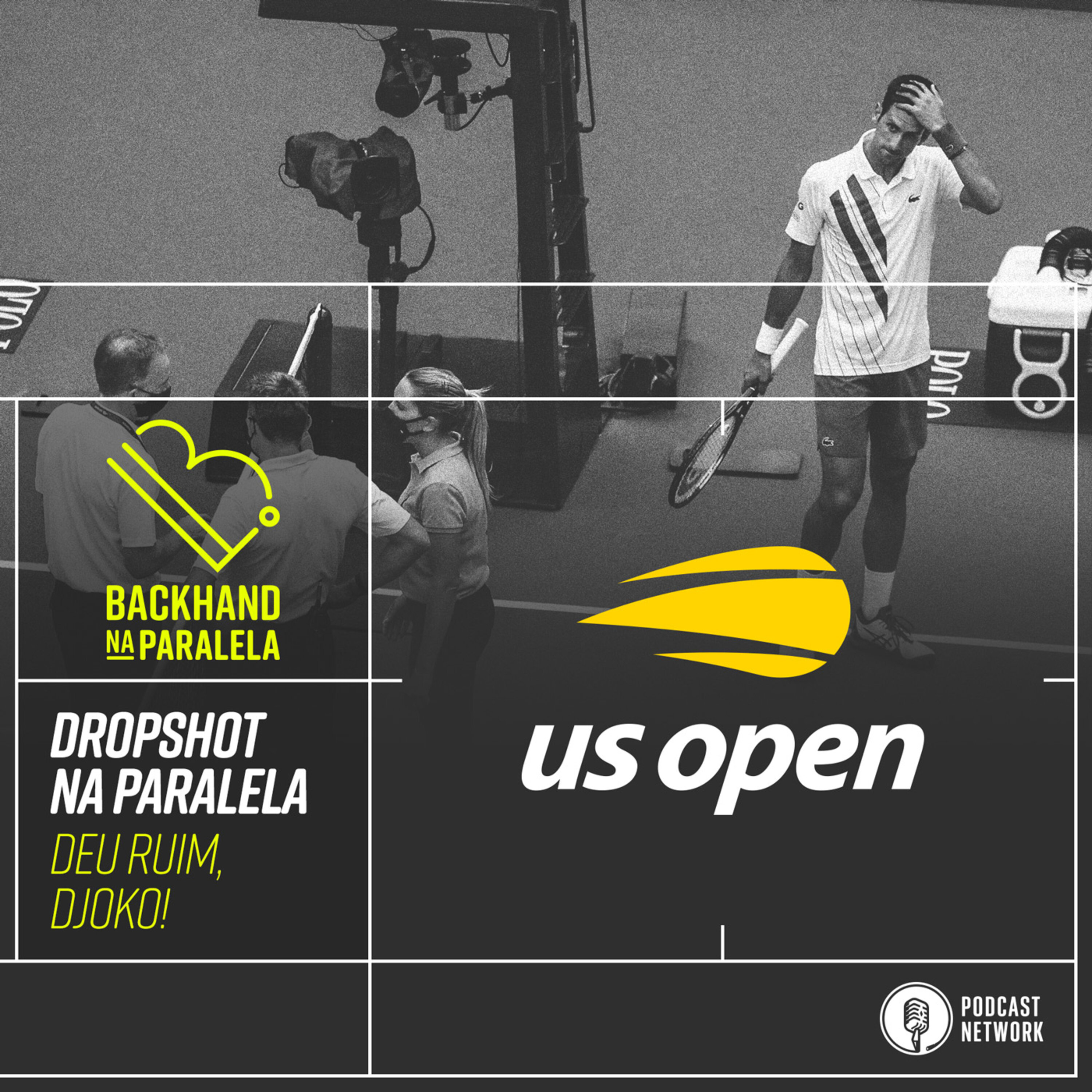 Backhand na Paralela - #DropshotNaParalela USOpen 2020 - Deu Ruim, Djoko!