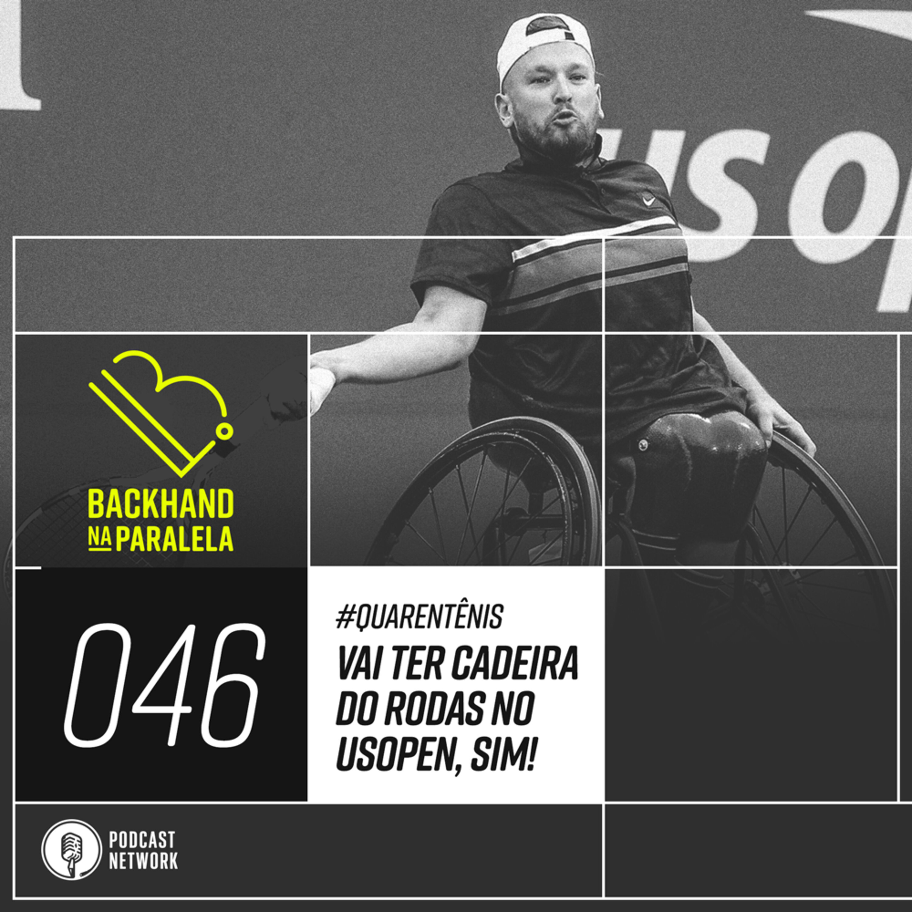 Backhand na Paralela 046 - Vai Ter Cadeira de Rodas no USOpen!  #Quarentênis - #FiqueEmCasa