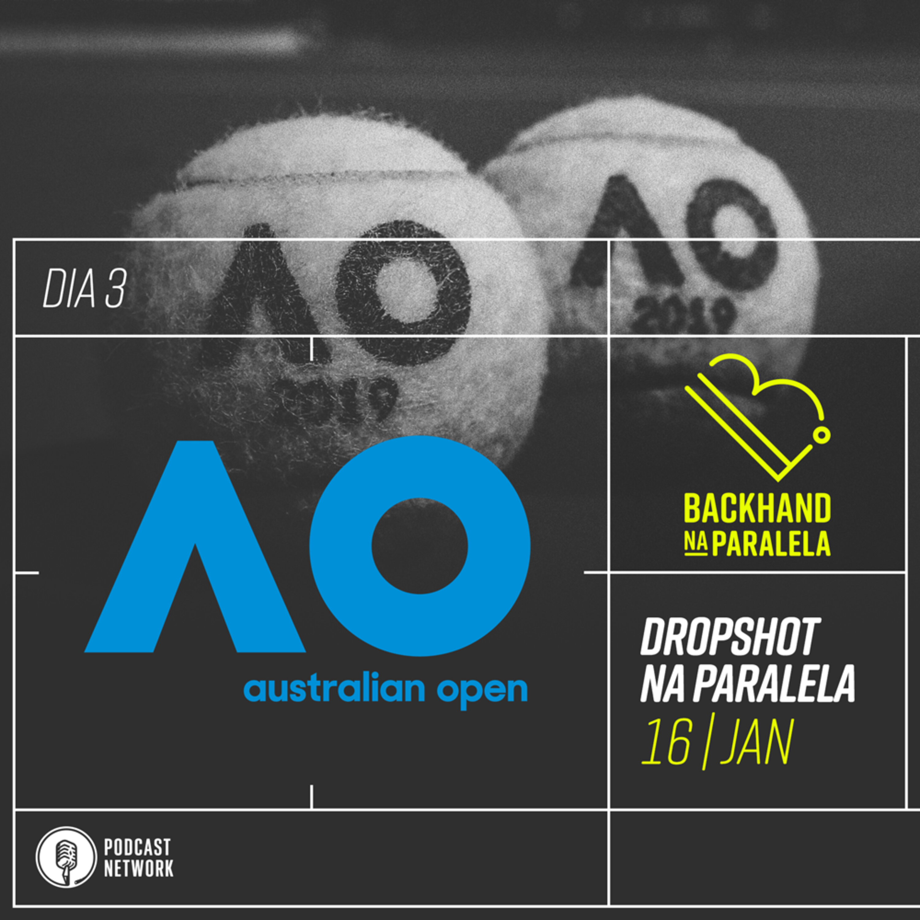 Dropshot na Paralela – Australian Open 2019 – Dia 3