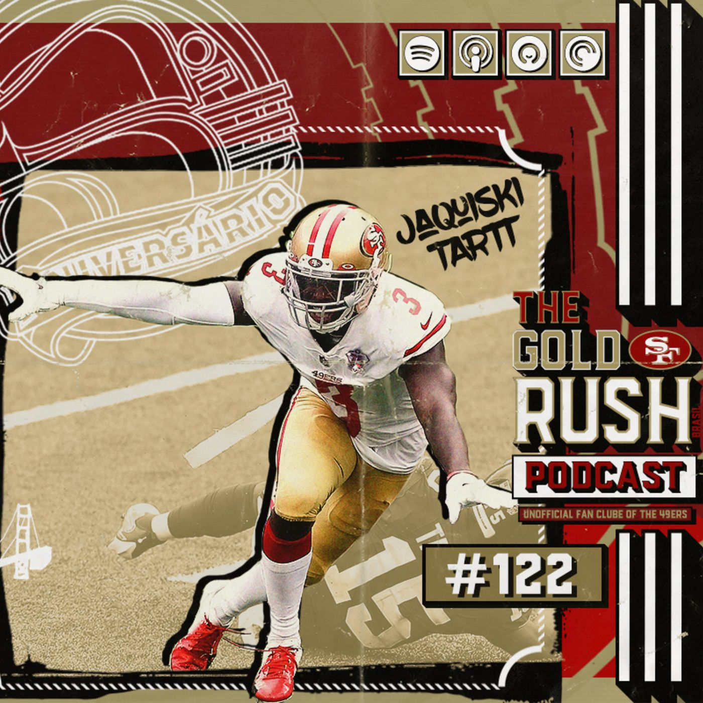 The Gold Rush Brasil 122 - Semana 3 Packers vs 49ers episode artwork