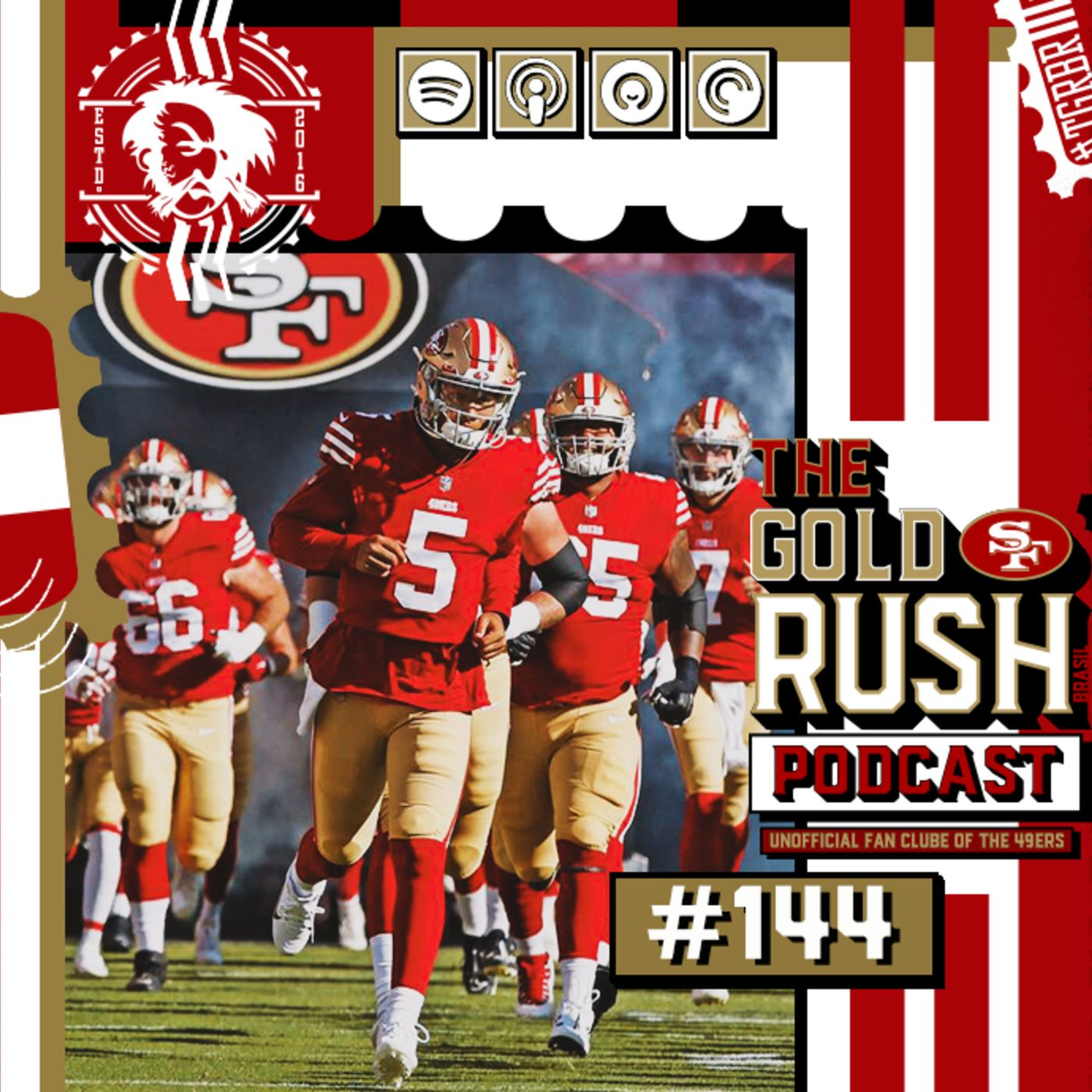 The Gold Rush Brasil Podcast 144 - Calendário e Preview Semana 1 49ers vs Bears episode artwork