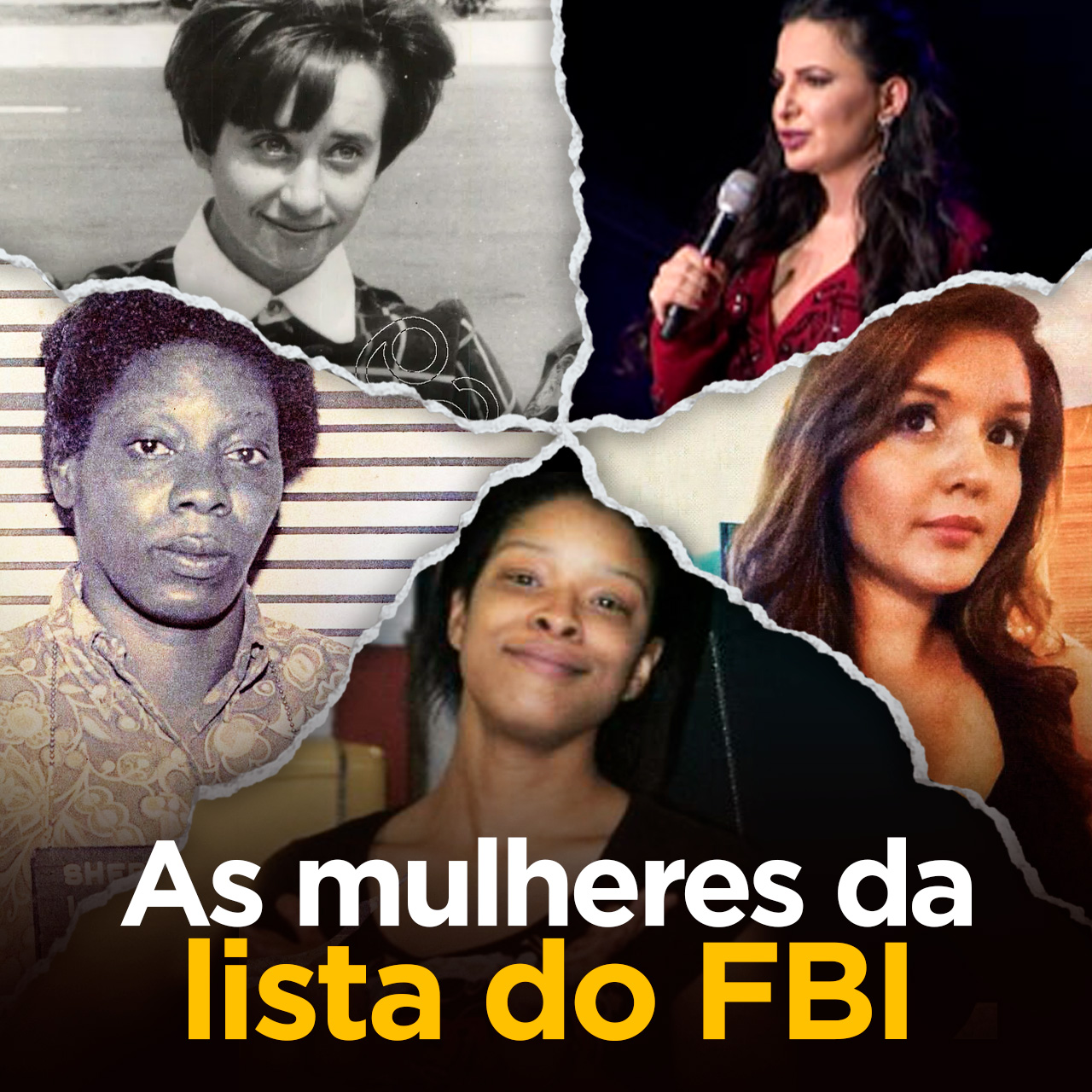 As CINCO mulheres mais procuradas do FBI