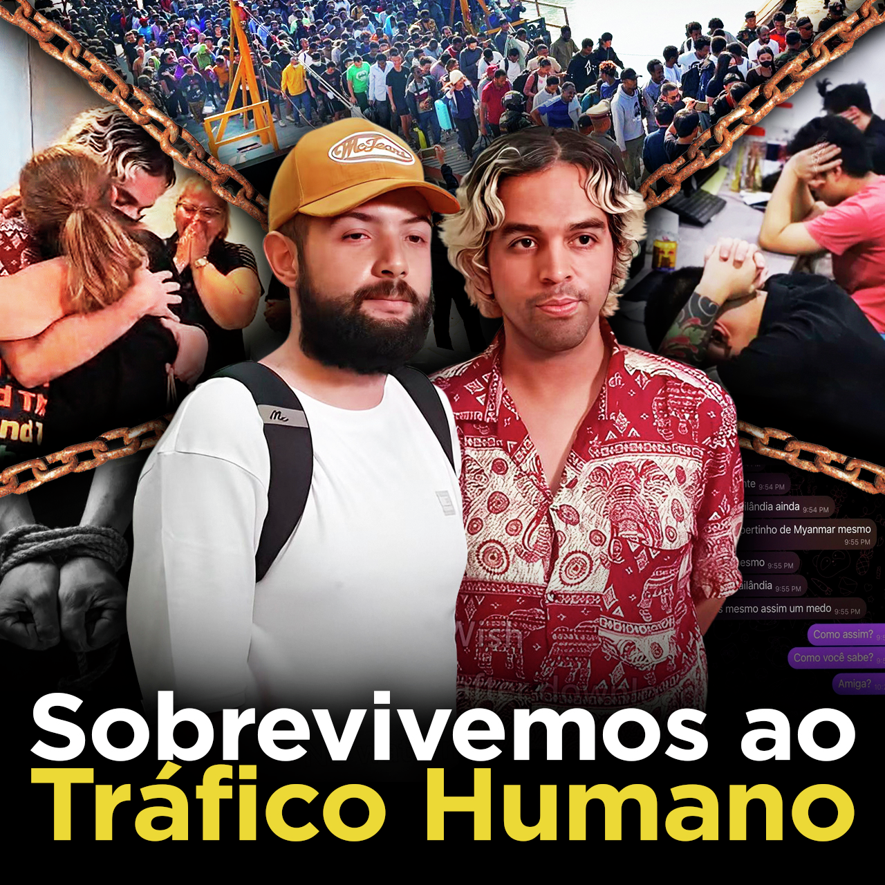 Traficados no Mianmar: Luckas Santos e Phelipe Ferreira