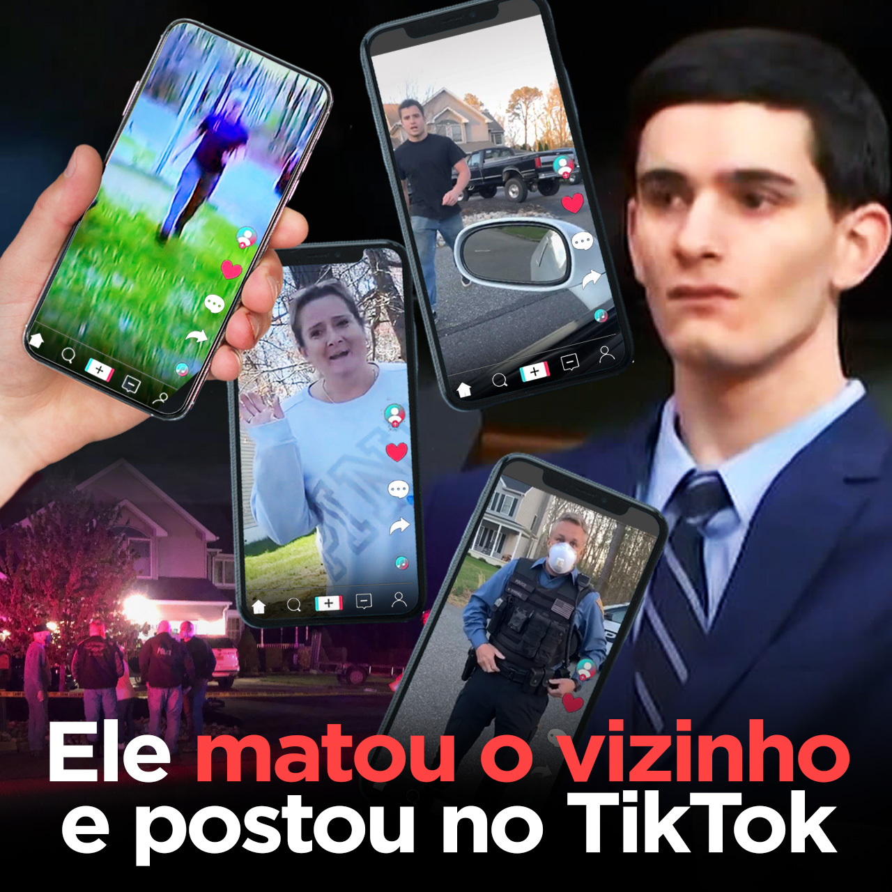 Ele gravou um ASS4SS1N4T0 e postou no TikTok | Zachary Latham