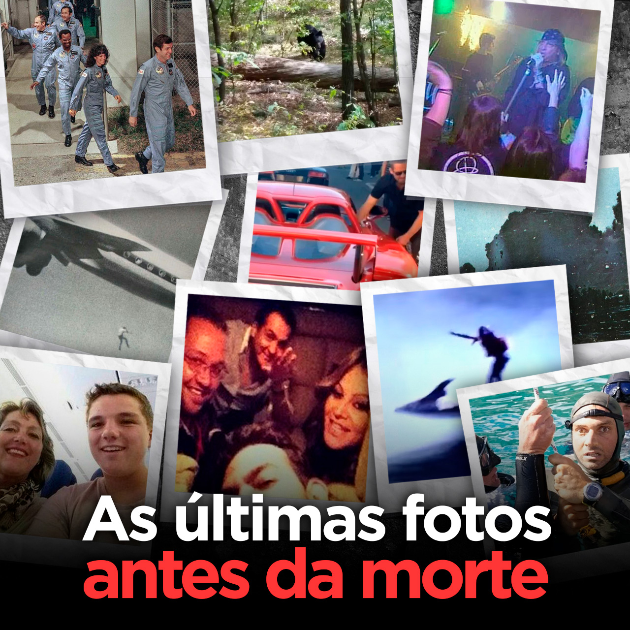 Fotos registradas antes de acidentes fatais