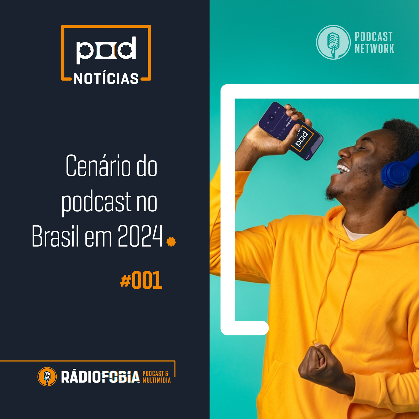 Pod Notícias 001 - Cenário do podcast no Brasil em 2024