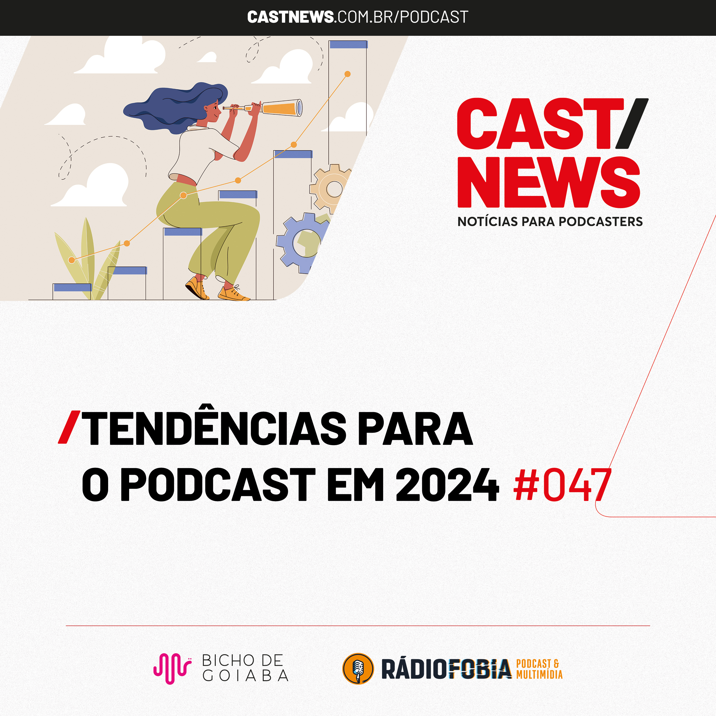 CASTNEWS #047 - Tendências para o podcast em 2024