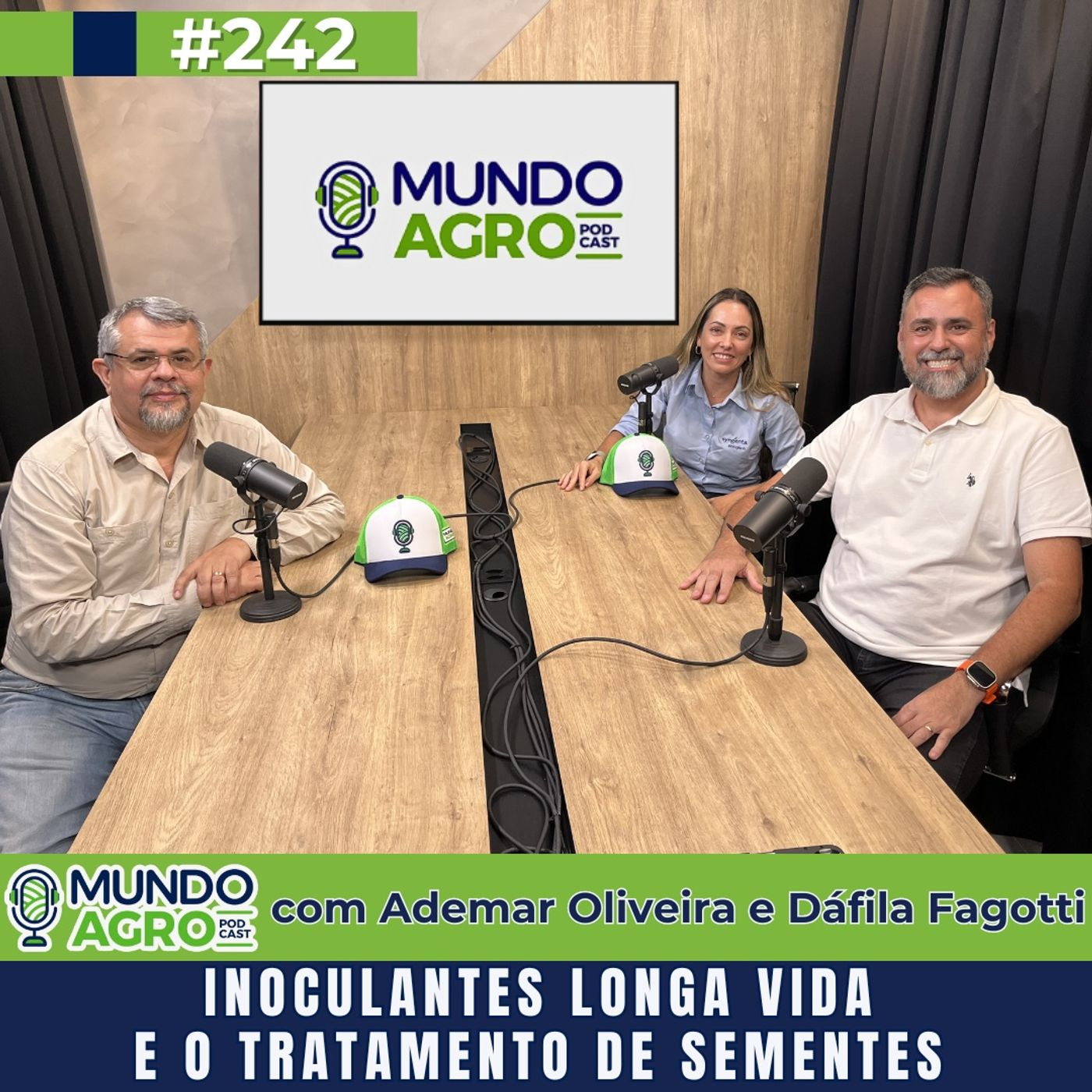 #242 MAP Inoculantes longa vida e o tratamento de sementes com Dáfila Fagotti e Adhemar Olivira Jr.