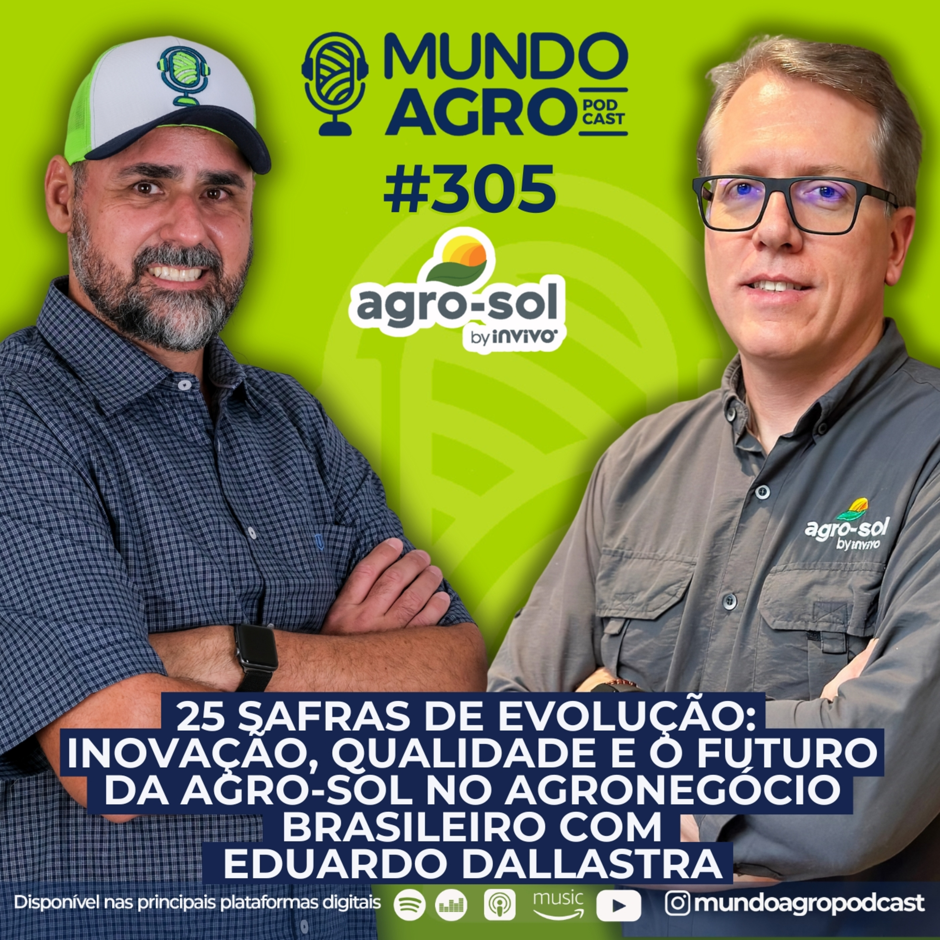 #EP305 MAP “25 safras de evolução: Inovação, qualidade e o futuro da Agro-Sol no agronegócio brasileiro com Eduardo Dallastra”
