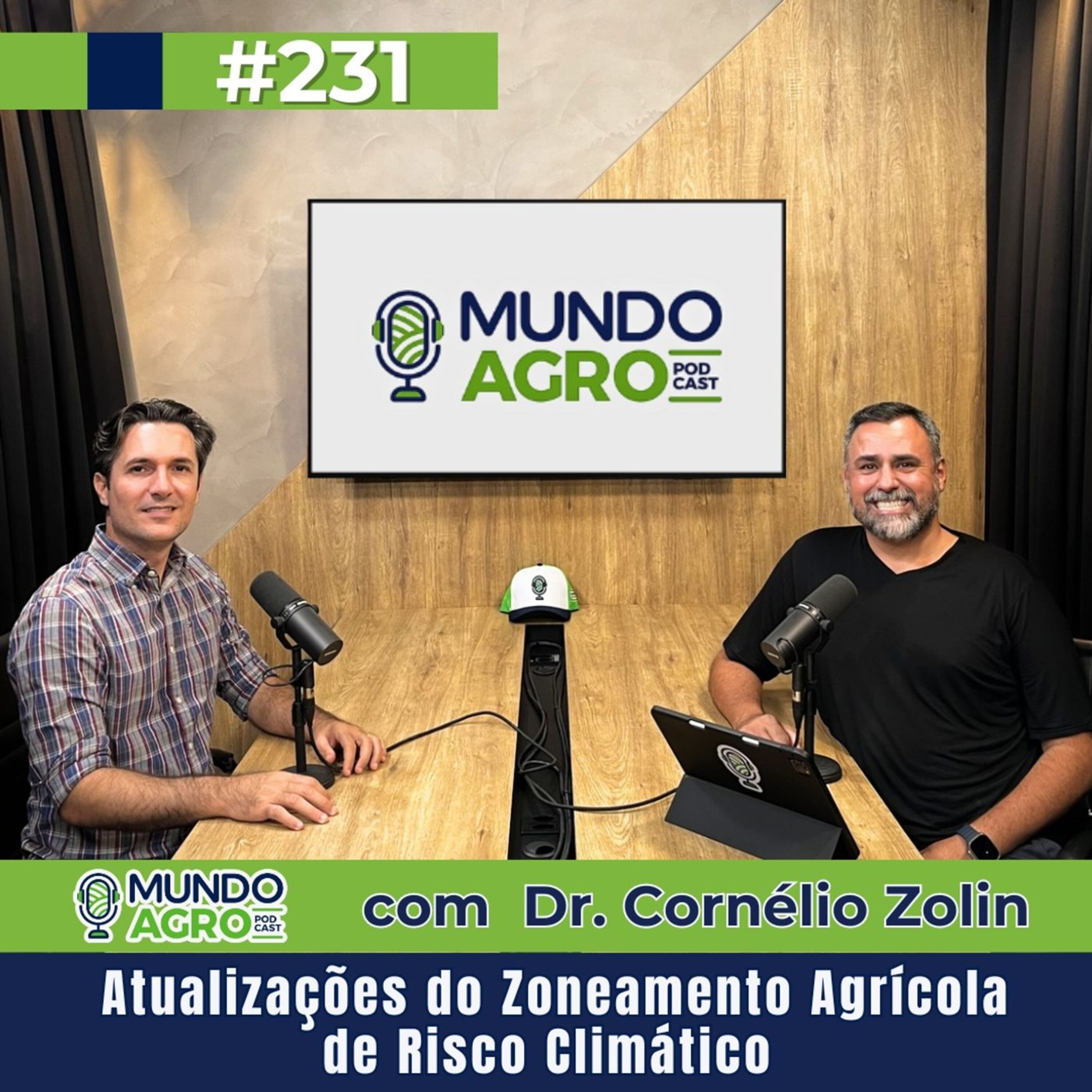 #EP231 MAP Atualizaçoes sobre o Zoneamento Agrícola de Risco Climártico com Dr. Cornélio Zolin