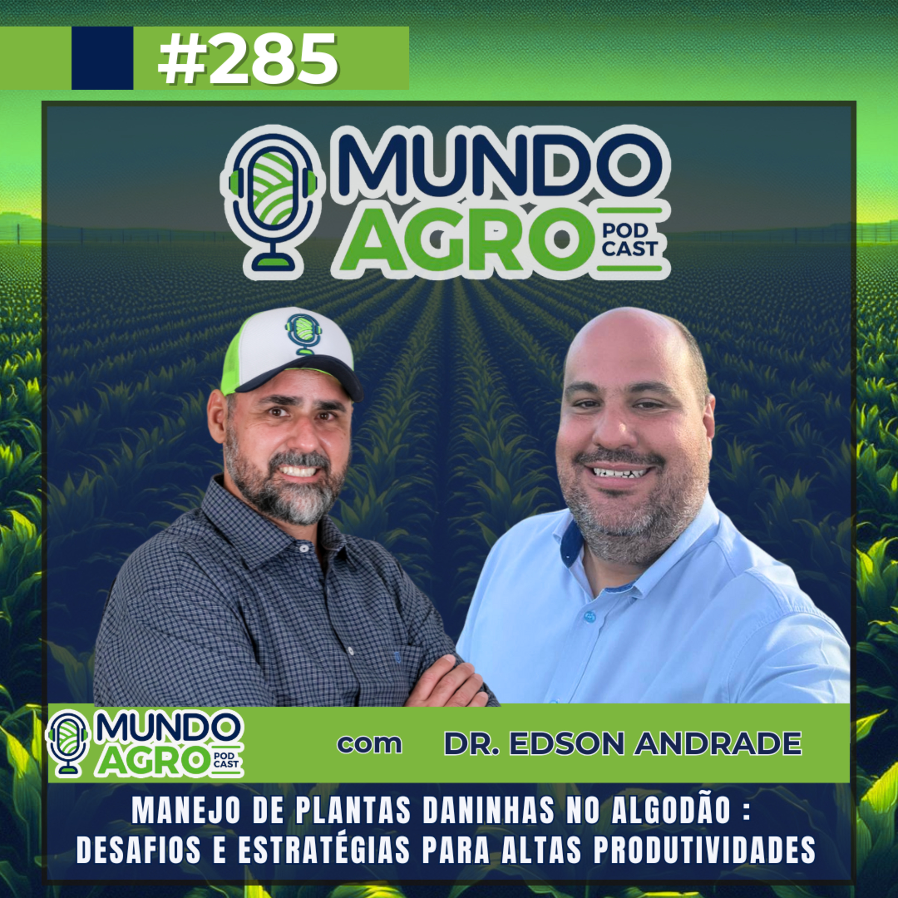 #EP285 MAP “Manejo de Plantas daninhas no algodão : Desafios e estratégias para altas produtividades com Edson Andrade”