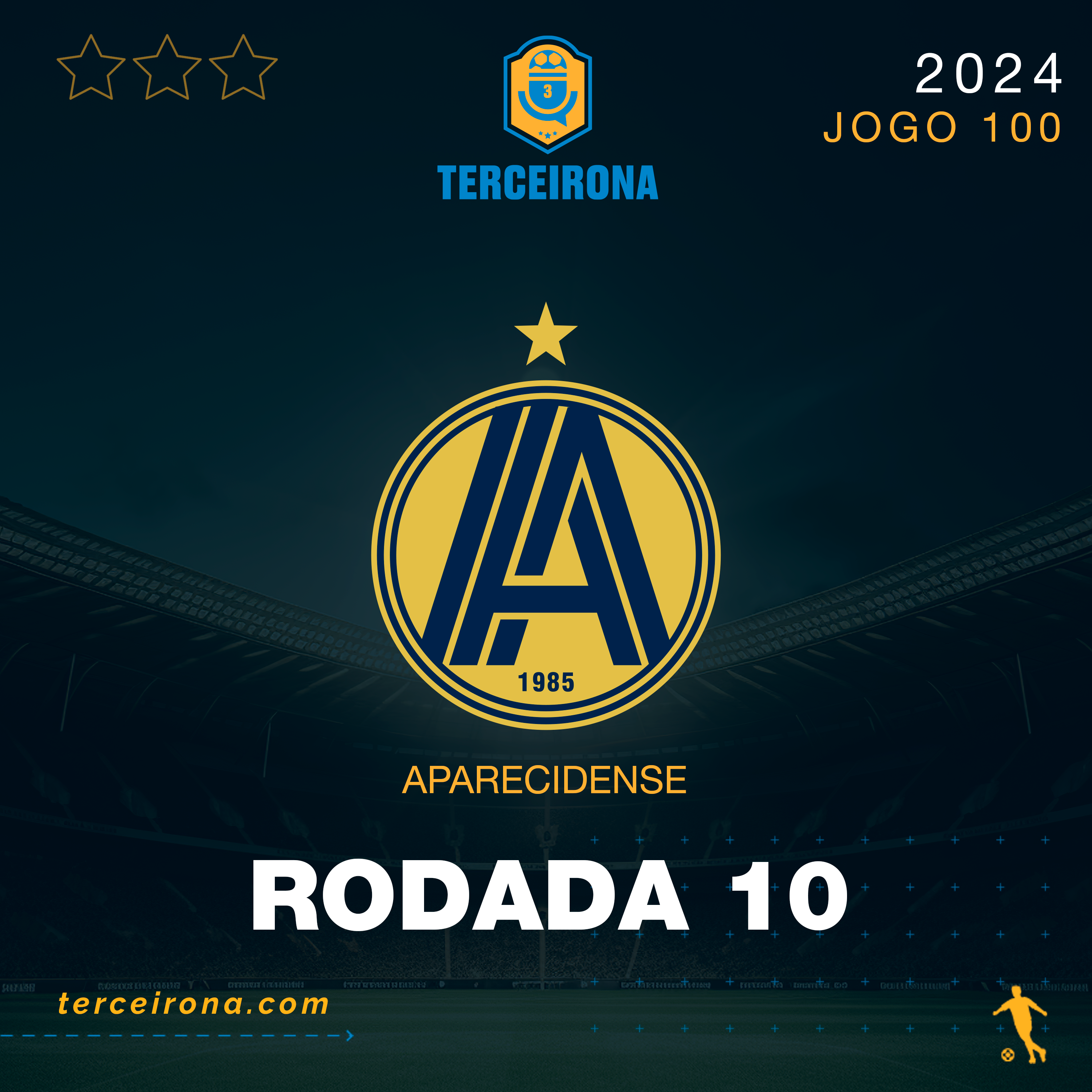 Terceirona Oficial | APARECIDENSE - Rodada 10