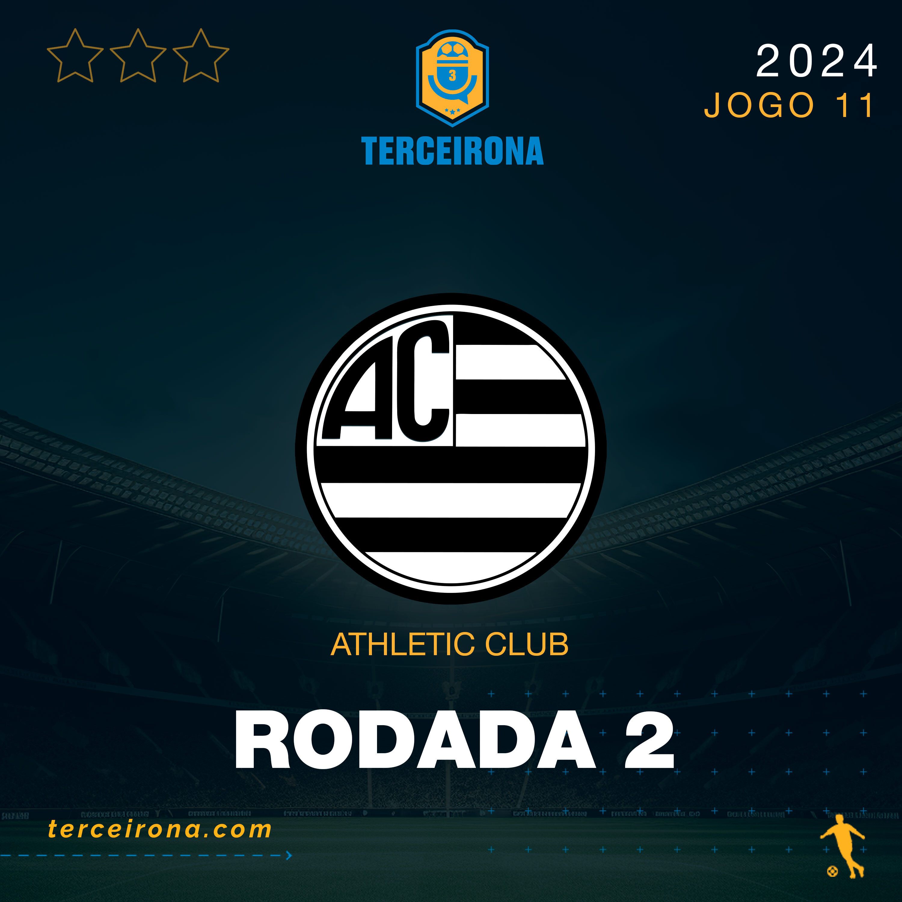 Terceirona Oficial | ATHLETIC CLUB - Rodada 2