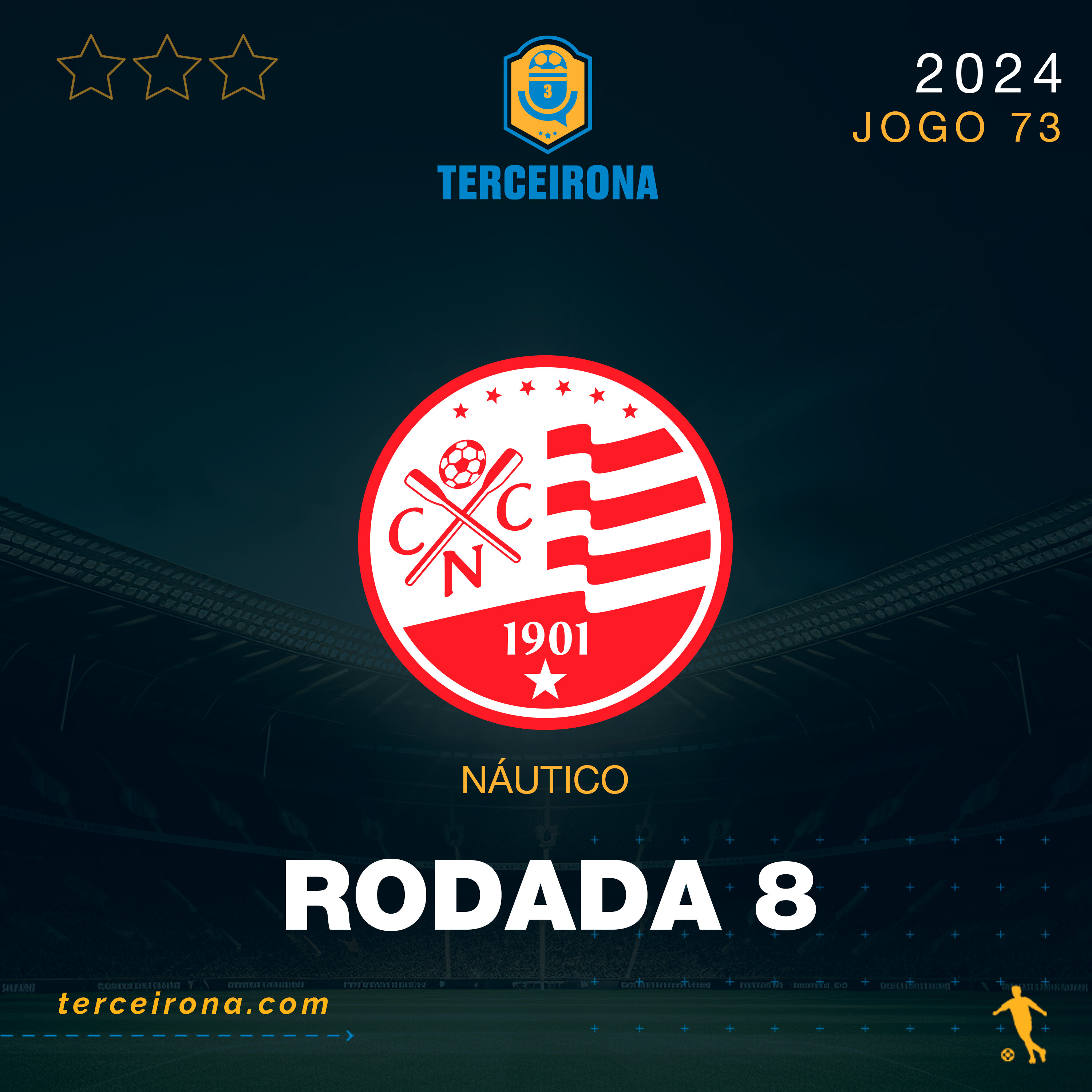 Terceirona Oficial | NÁUTICO - Rodada 8