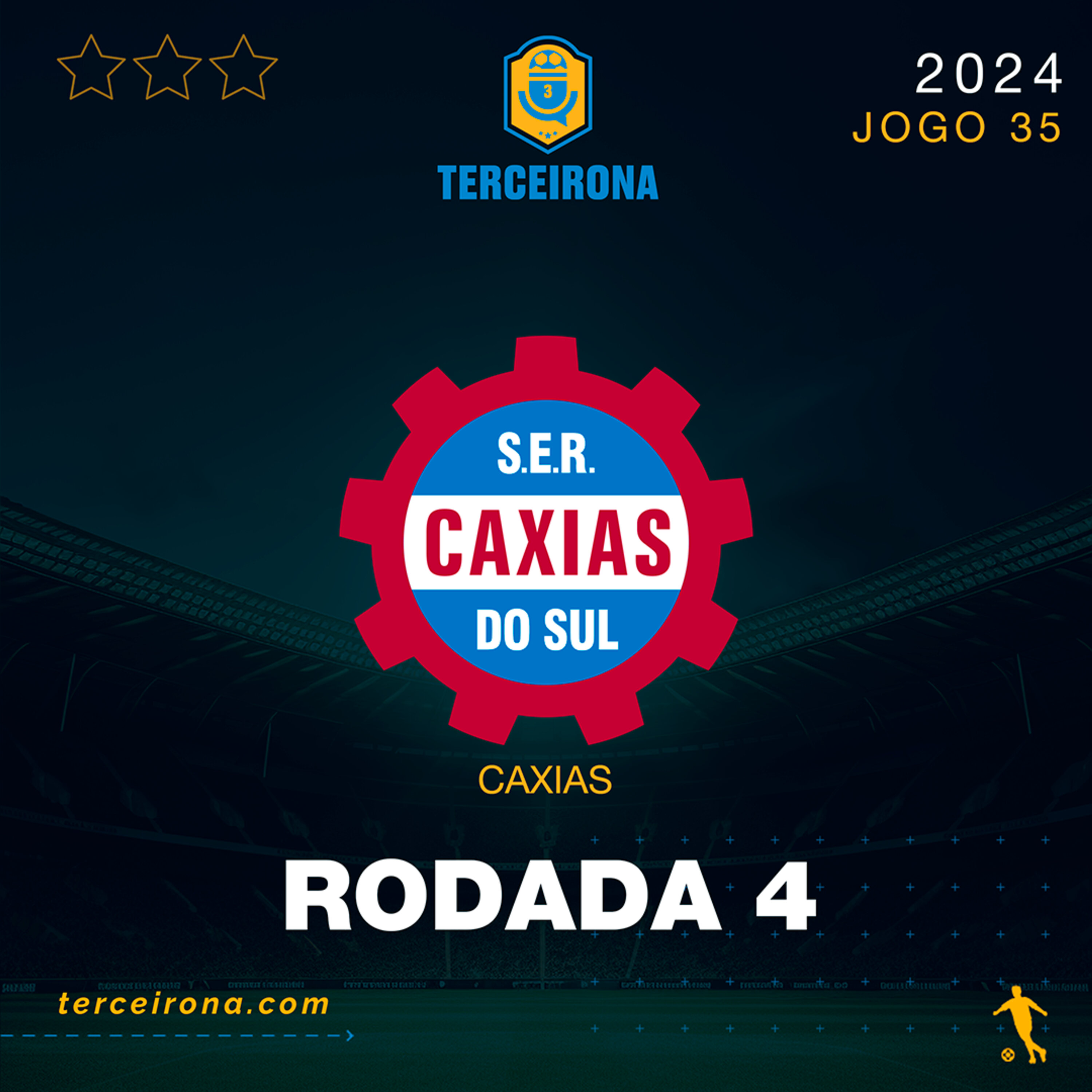Terceirona Oficial | CAXIAS - Rodada 4