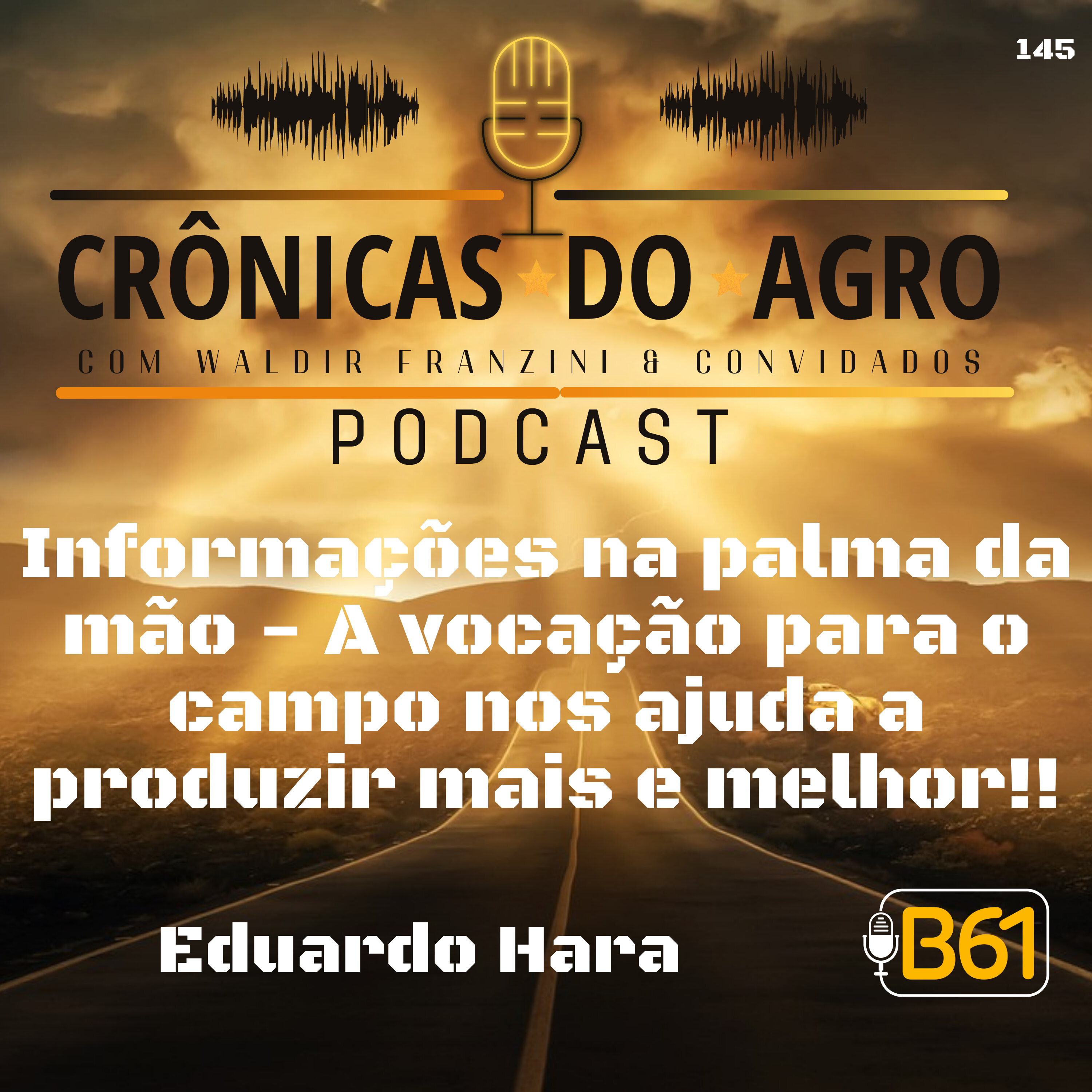 Informações na palma da mão - A vocação para o campo nos ajuda a produzir mais e melhor!!