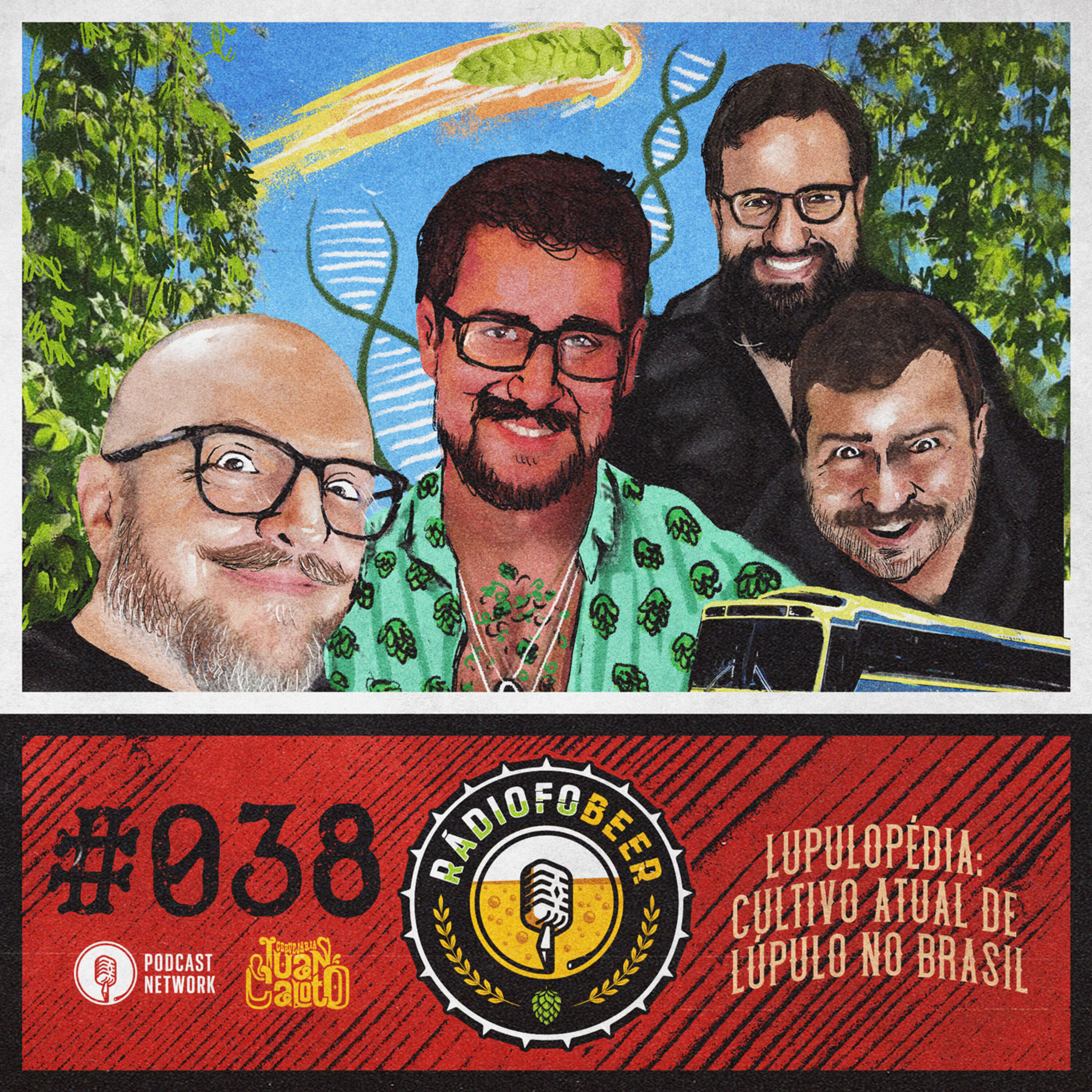 RádiofoBeer #038 - Lupulopédia: cultivo atual de lúpulo no Brasil