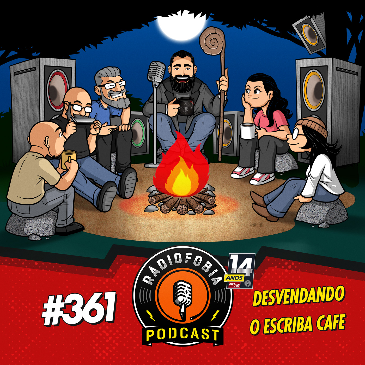 RÁDIOFOBIA 361 - Desvendando o Escriba Cafe