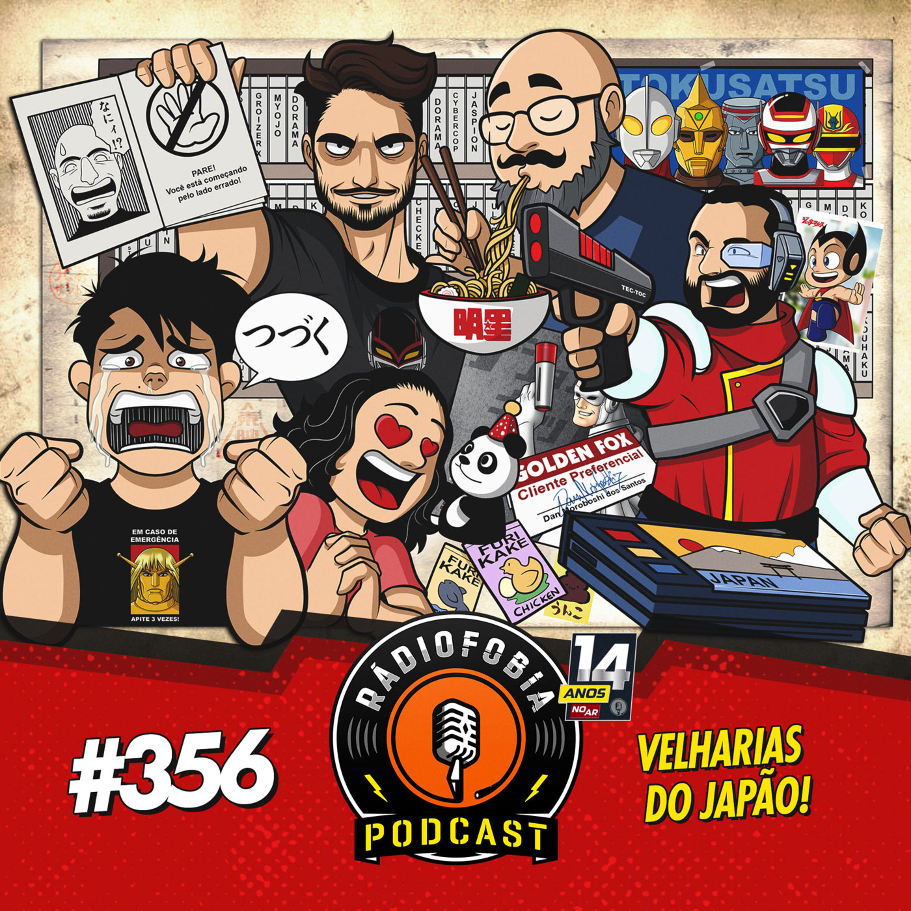 RADIOFOBIA 356 - Velharias do JAPÃO!