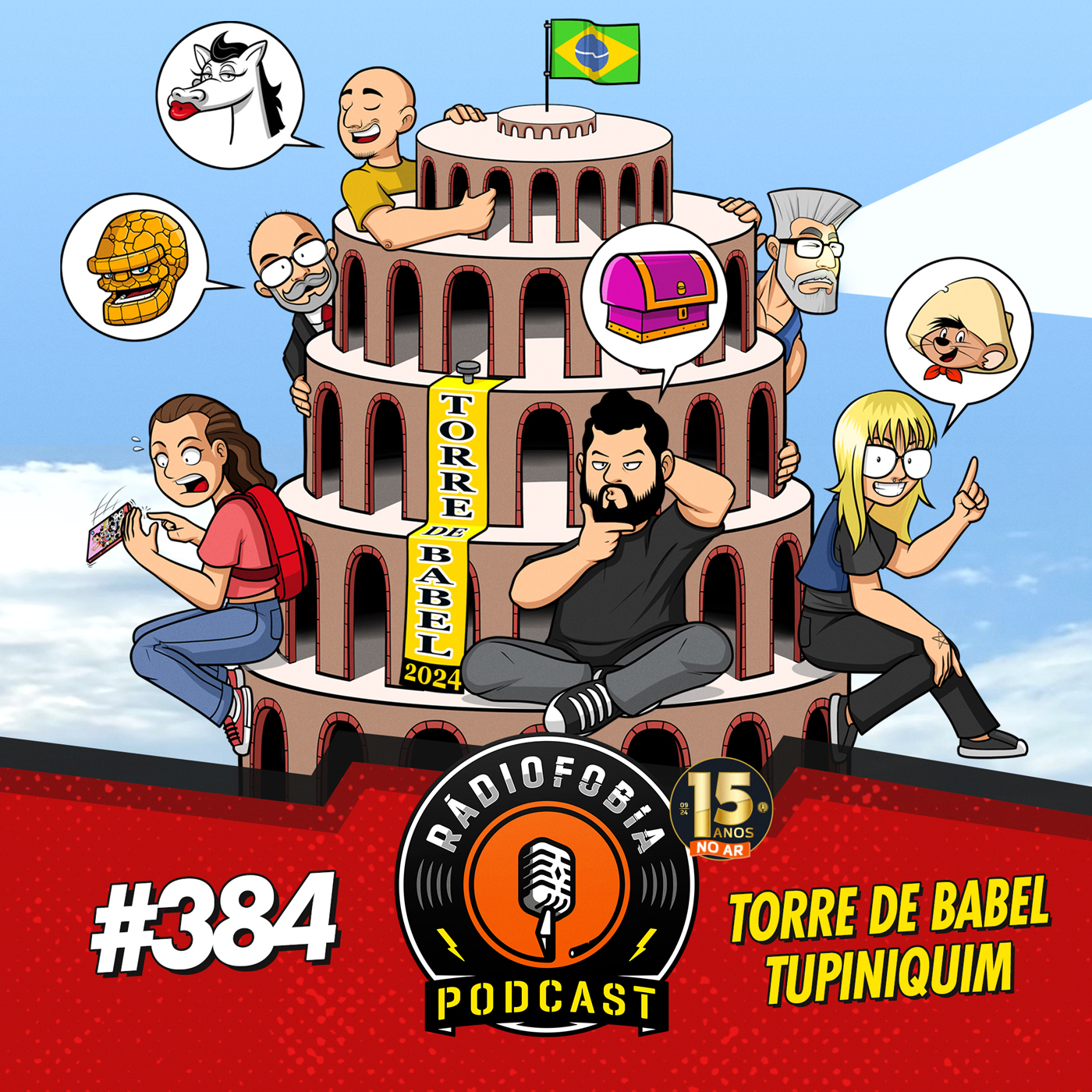 RÁDIOFOBIA 384 - Torre de babel tupiniquim