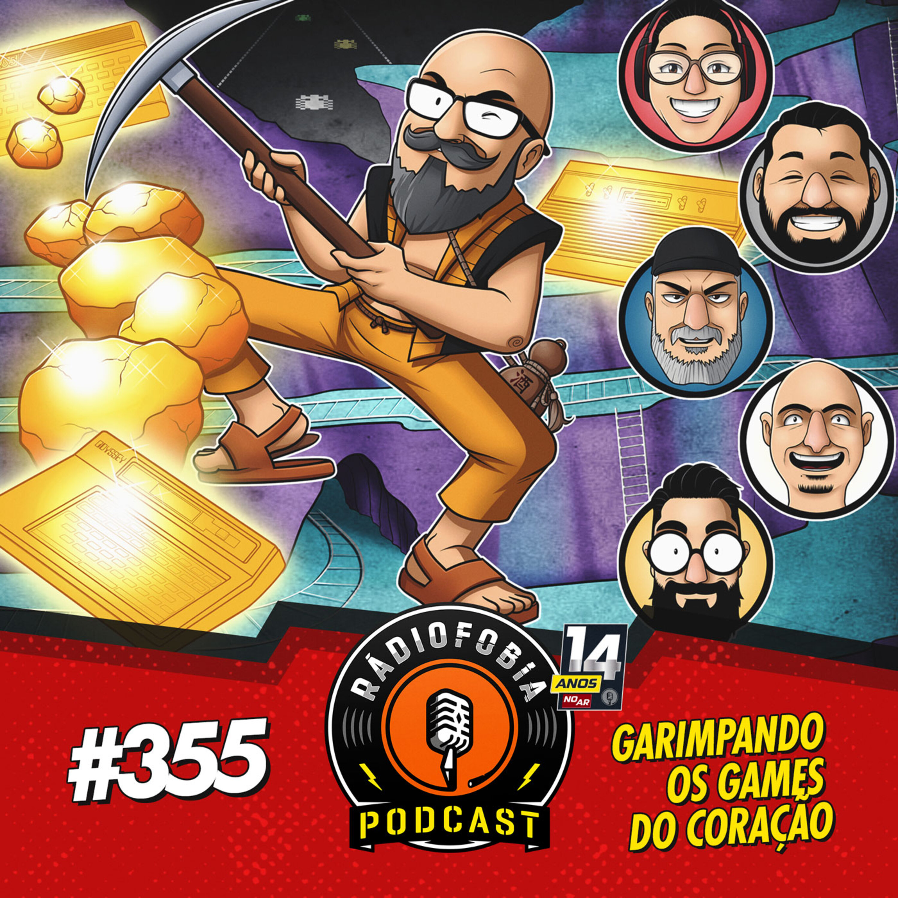 RADIOFOBIA 355 - Garimpando os games do coração