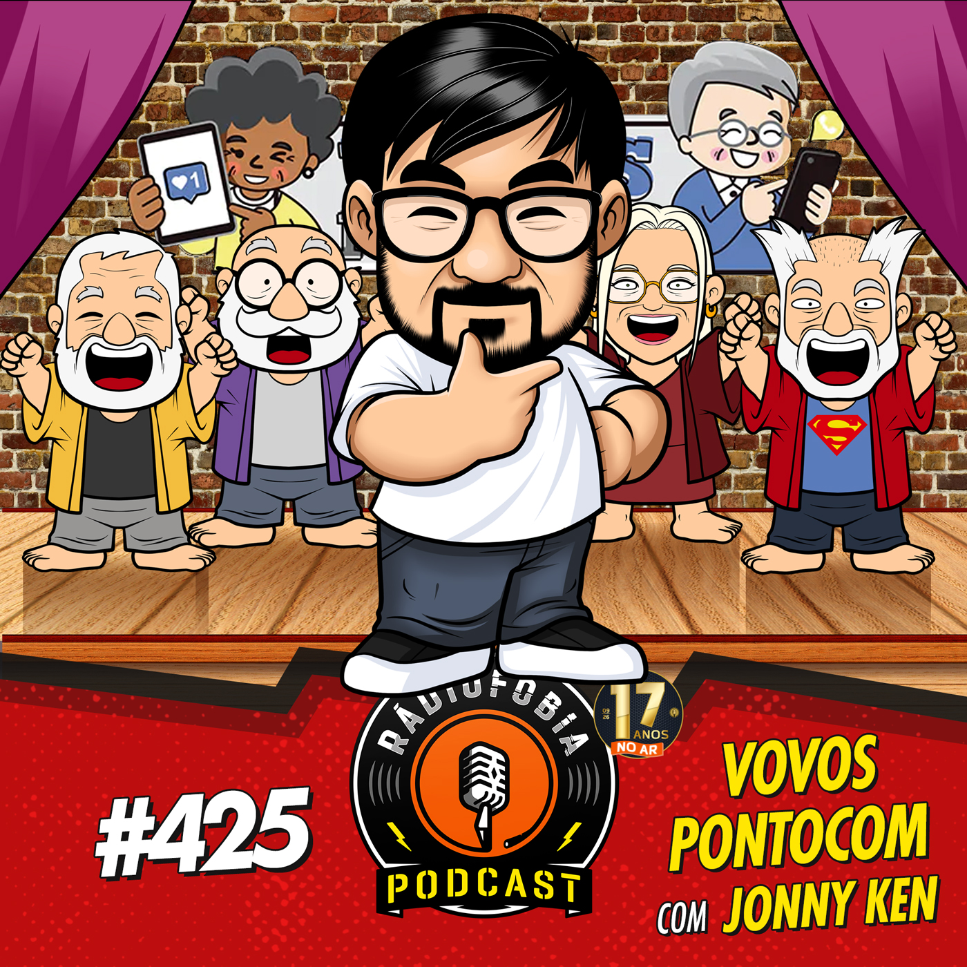 RÁDIOFOBIA 425 - VOVOS PONTOCOM, com Jonny Ken