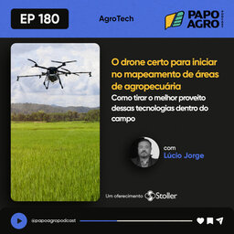 PA180 - O drone certo para iniciar no mapeamento de áreas de agropecuária