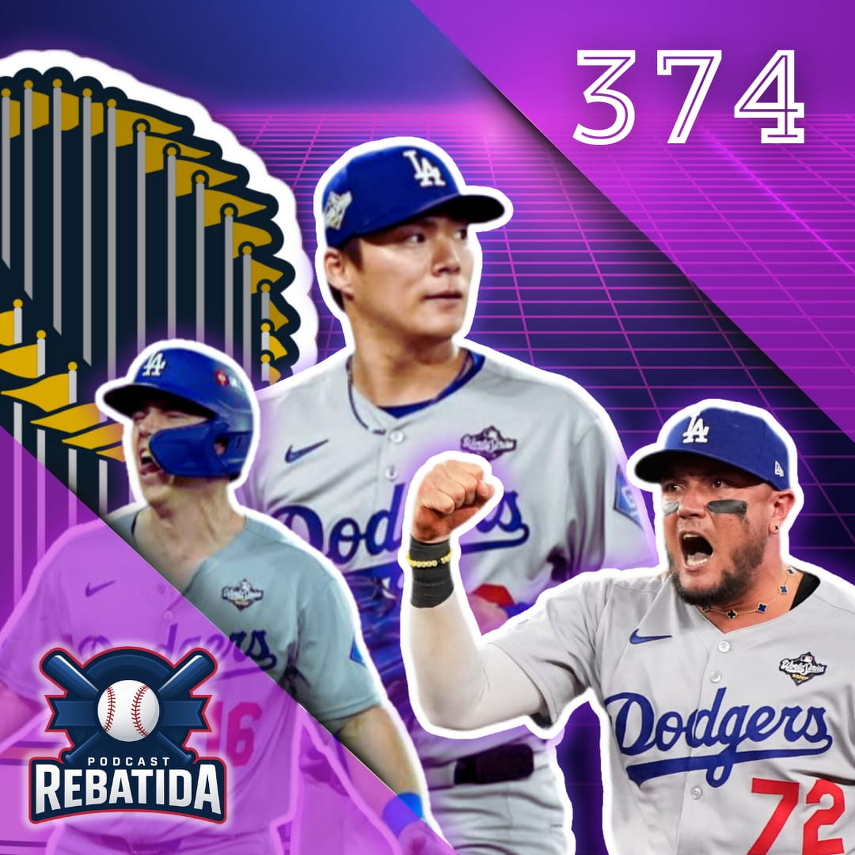 Rebatida Podcast 374 – Resumo da World Series 2025 (Dodgers 4x3 Blue Jays) episode artwork