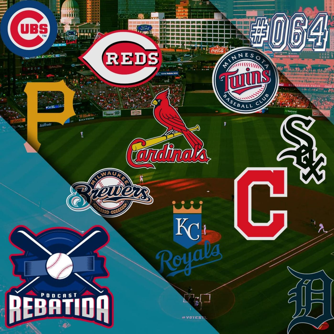 Rebatida Podcast 064 - Preview 2021 AL e NL Central episode artwork