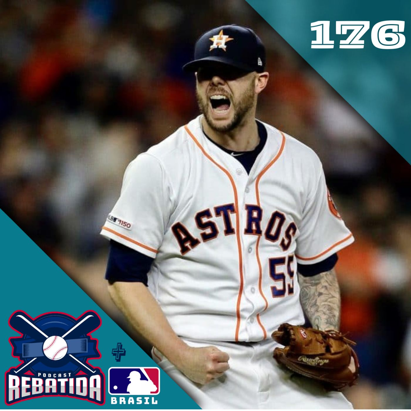 Rebatida Podcast 176 - No-hitter dos Astros, briga e mais lesão! episode artwork