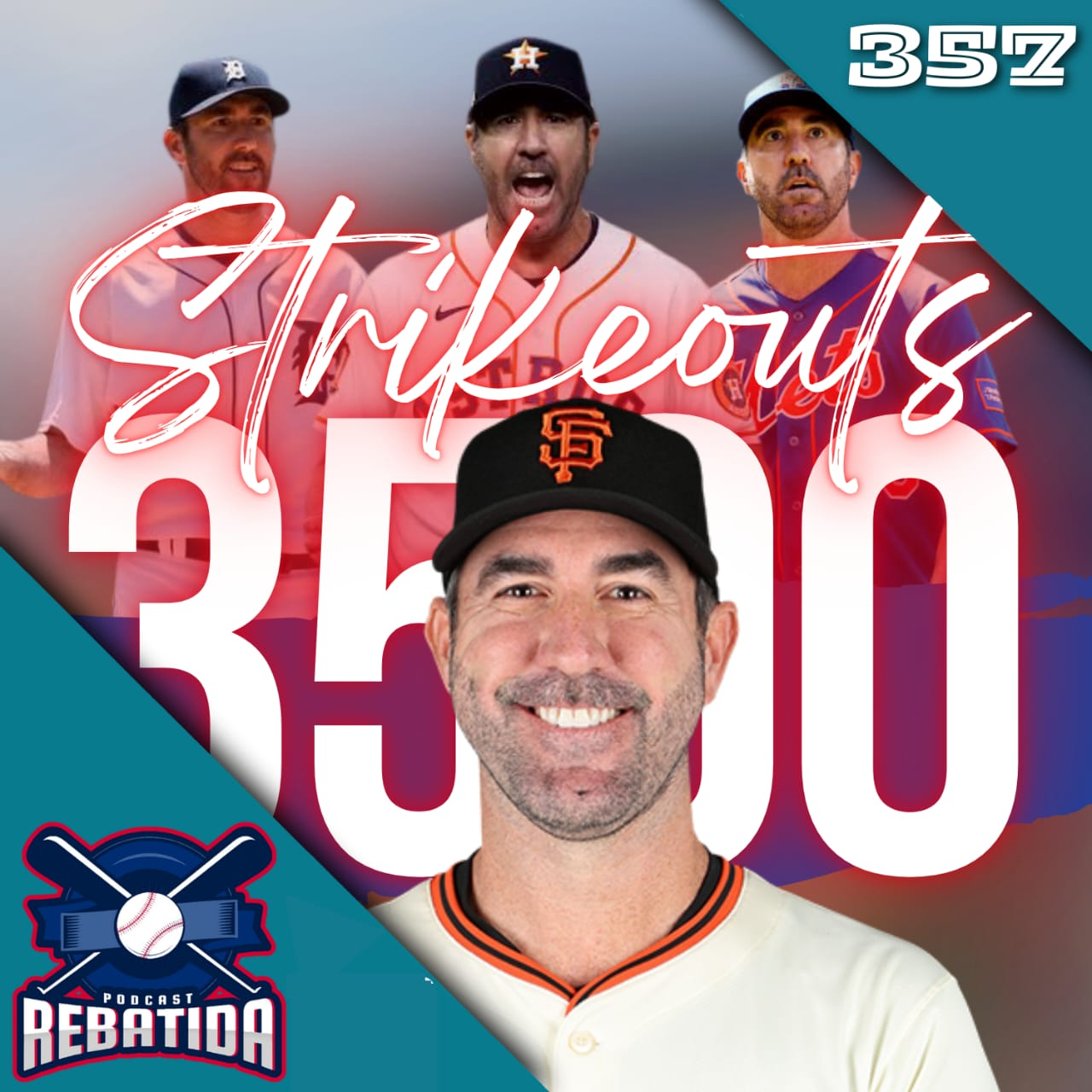 Rebatida Podcast 357 – 3500 vezes Verlander e a 1ª Umpire mulher da história!