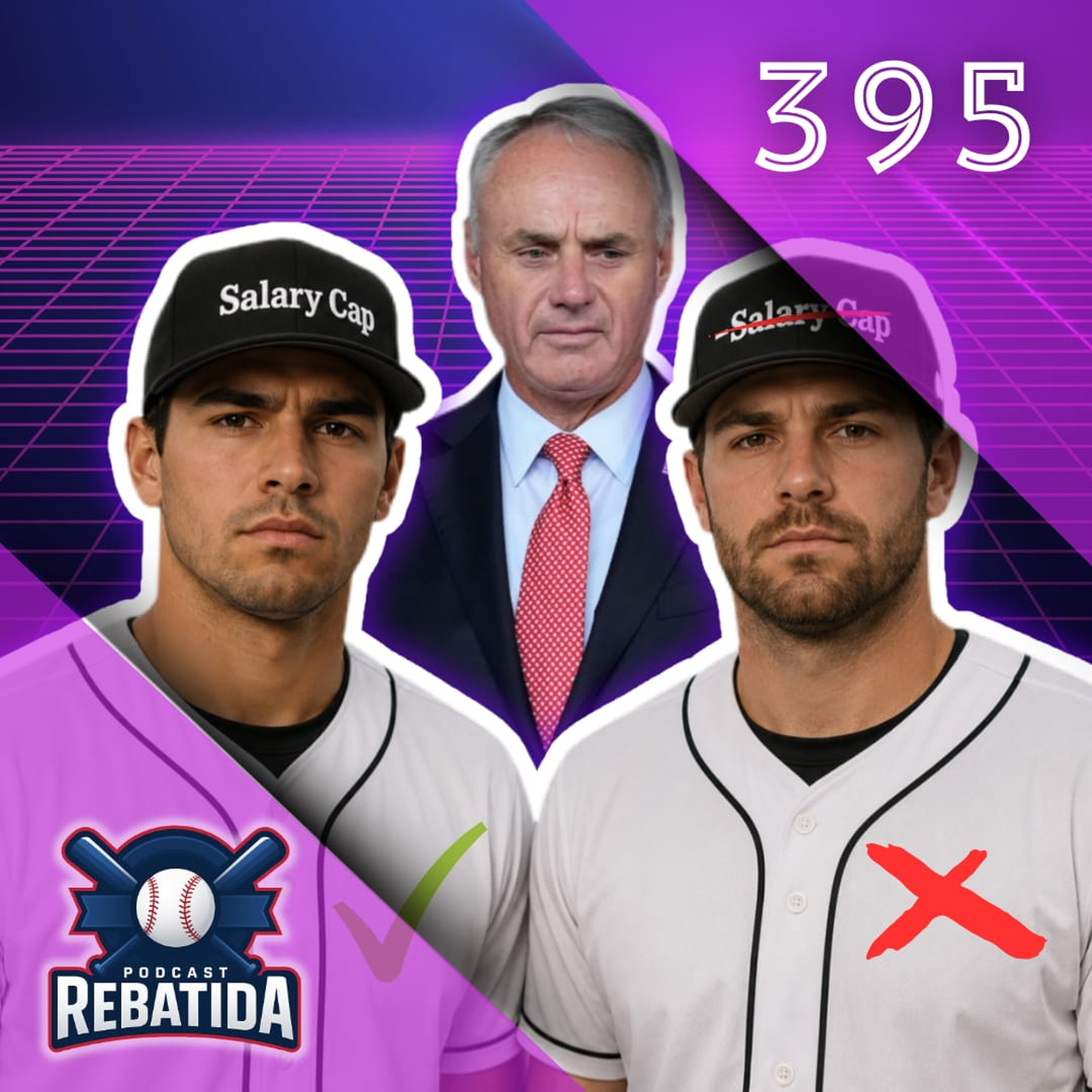 Rebatida Podcast 395 - Teto e piso salarial: a bomba do momento na MLB episode artwork