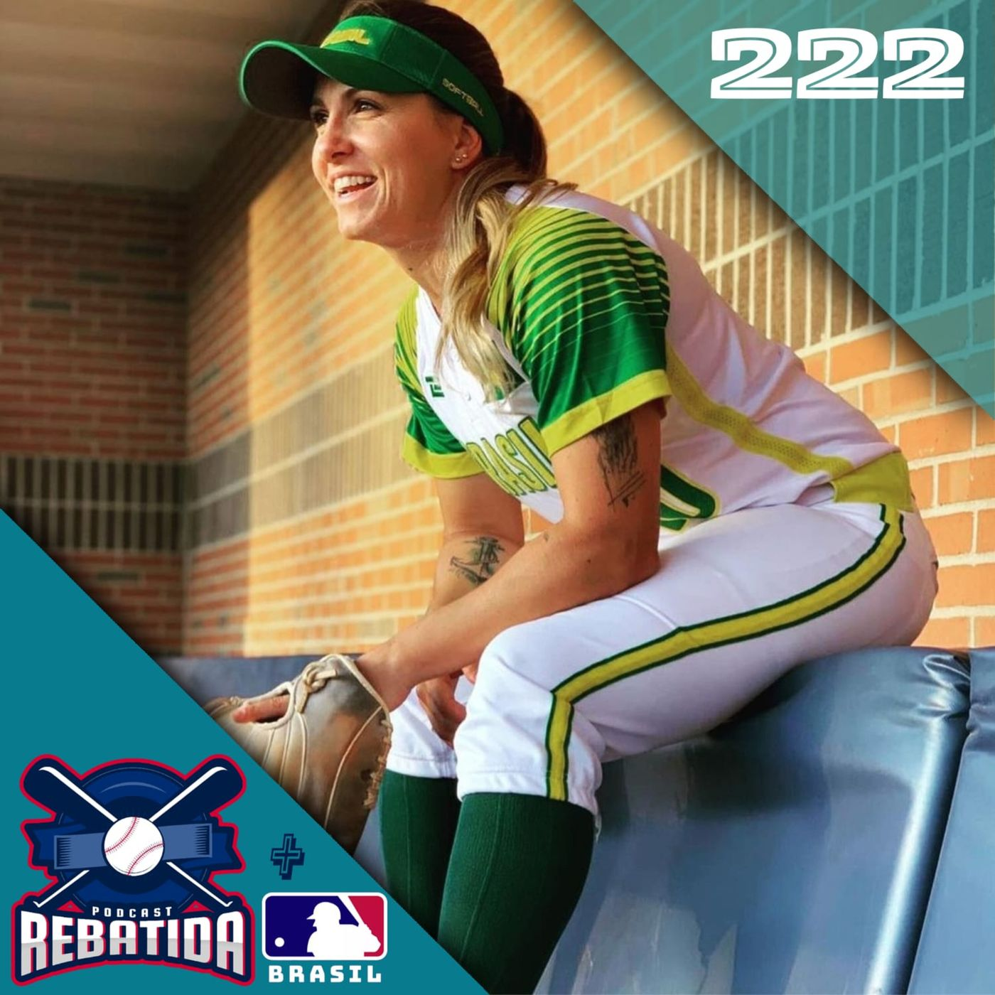 Rebatida Podcast 222 - Entrevista com Barbara Woll da seleção brasileira de softball episode artwork