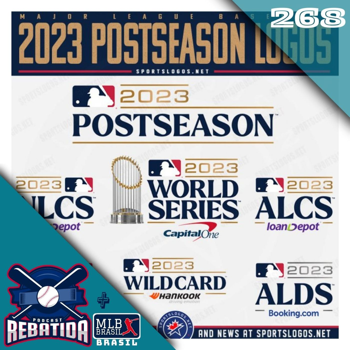 Rebatida Podcast 268 – PREVIEW: ALCS & NLCS 2023 episode artwork