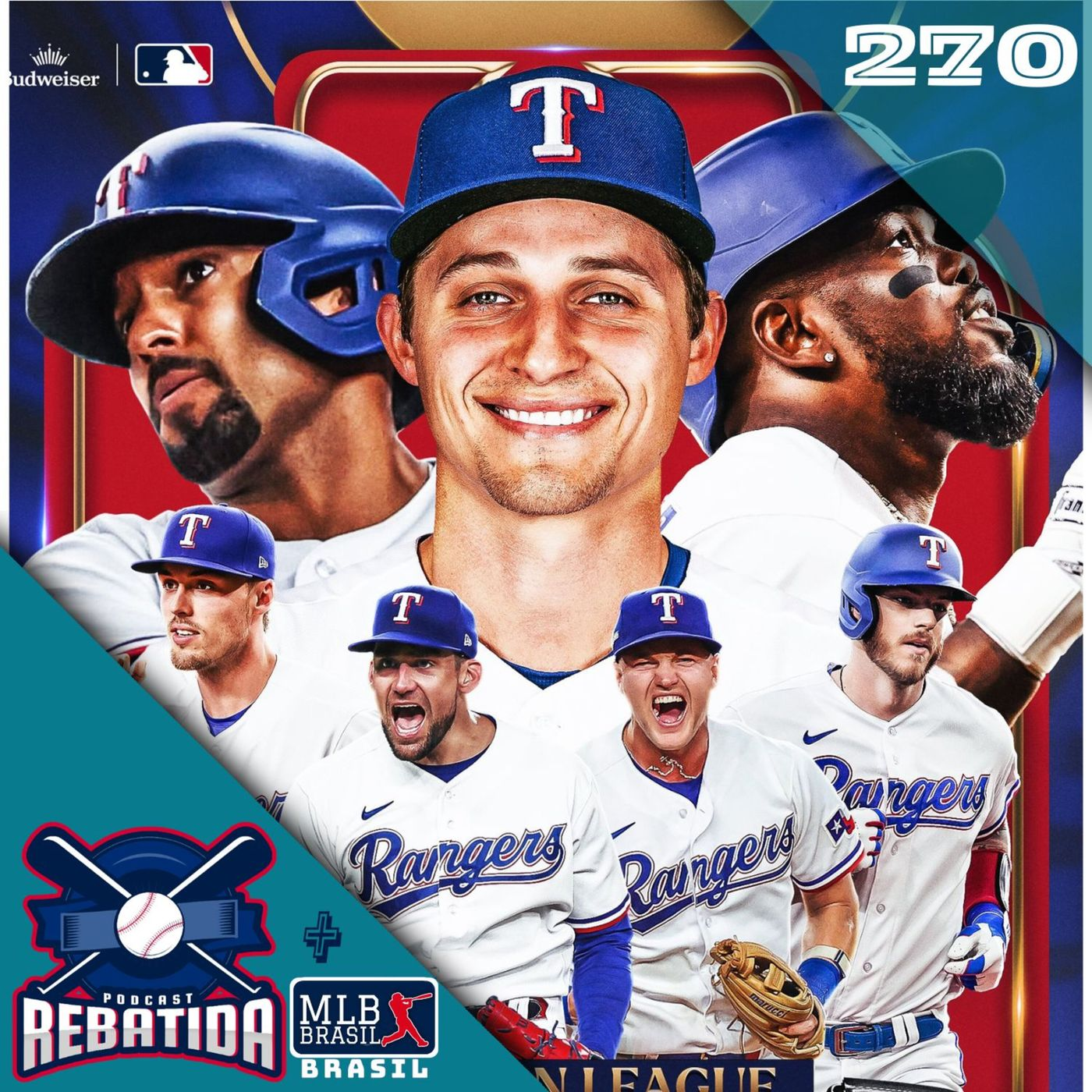 Rebatida Podcast 270 – Rangers Campeão da World Series 2023 episode artwork