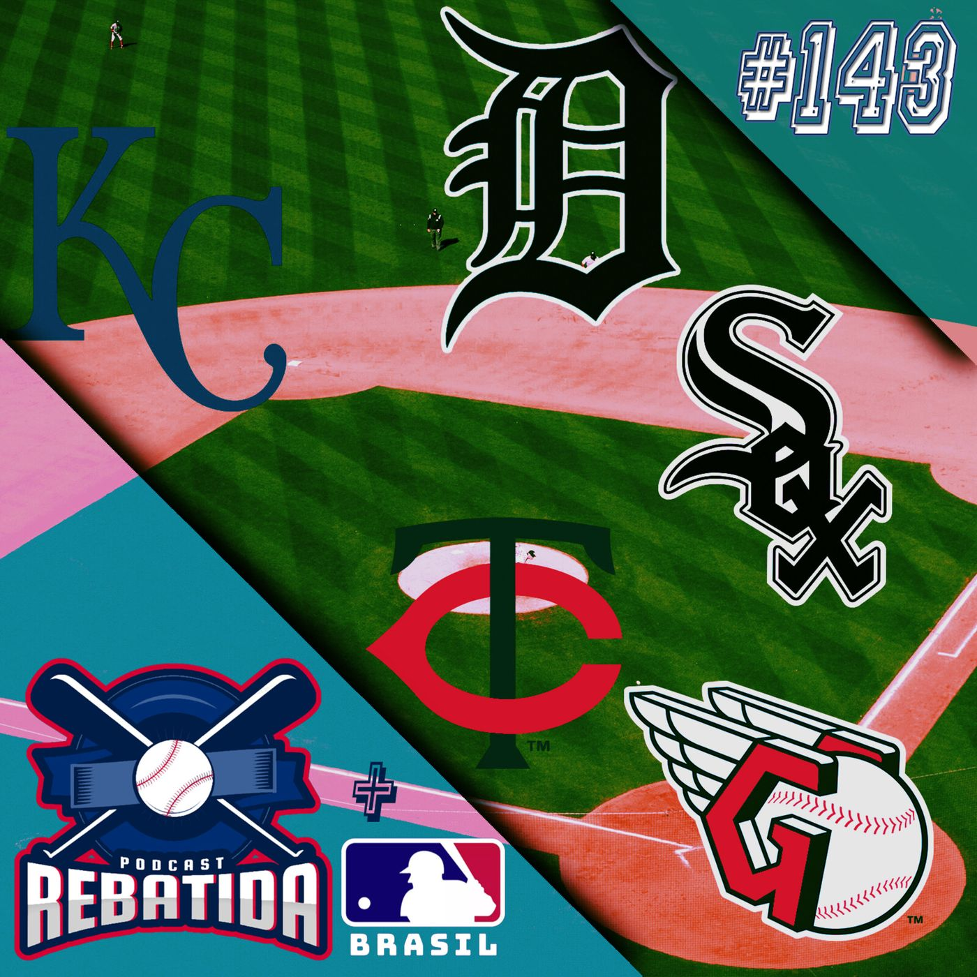 Rebatida Podcast 143 - História da MLB: AL Central episode artwork