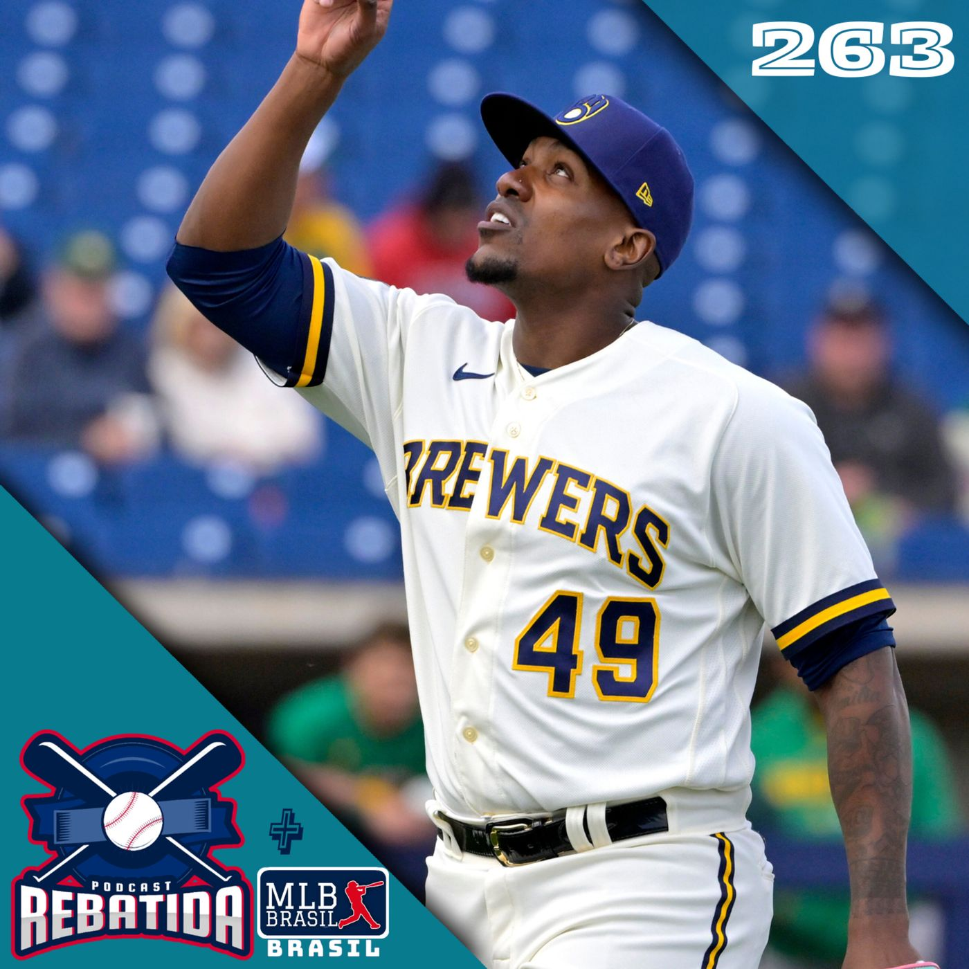 Rebatida Podcast 263 – Mais um brasileiro nos Playoffs da MLB? 400 vezes Stanton! episode artwork