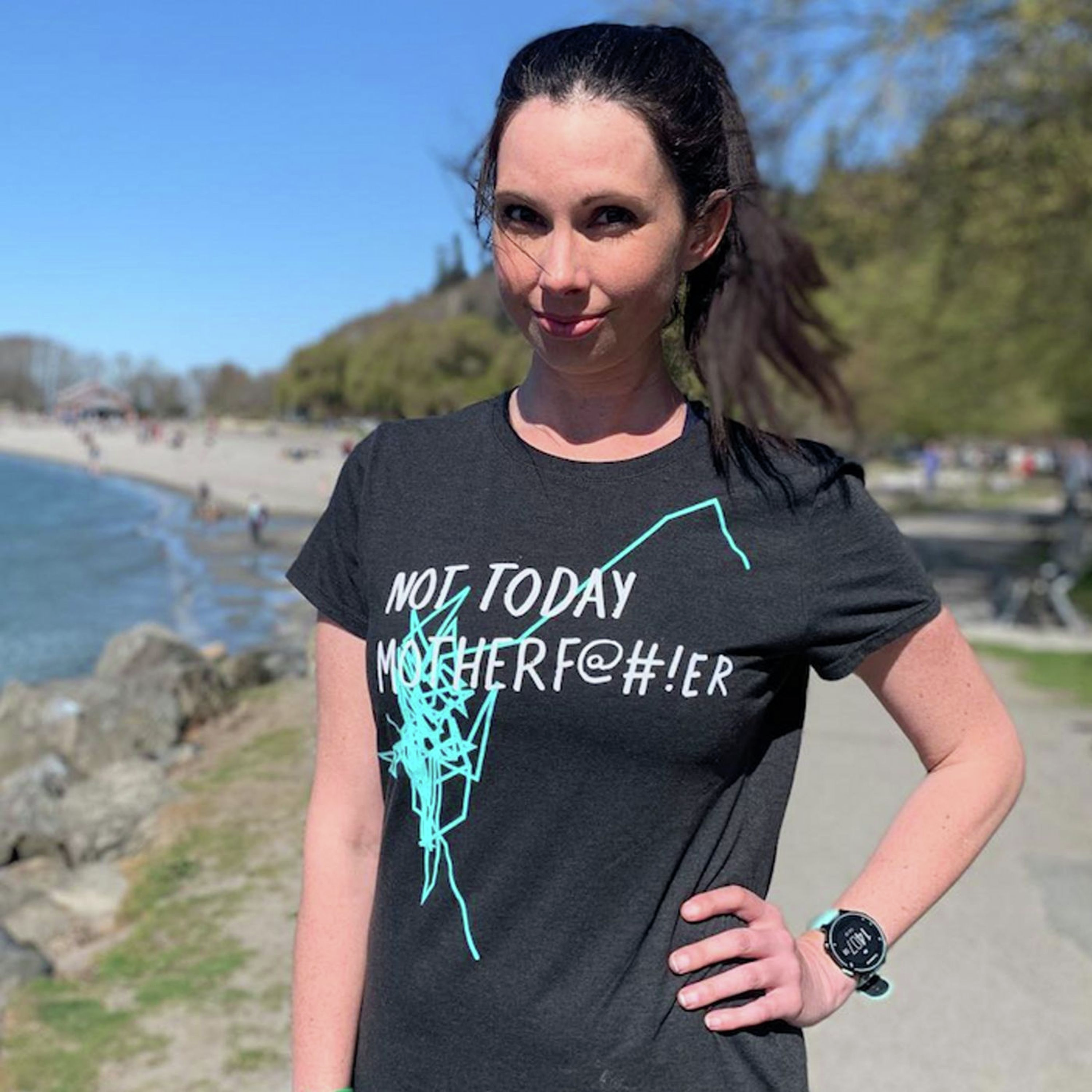 Kelly went for a run when she felt a chill